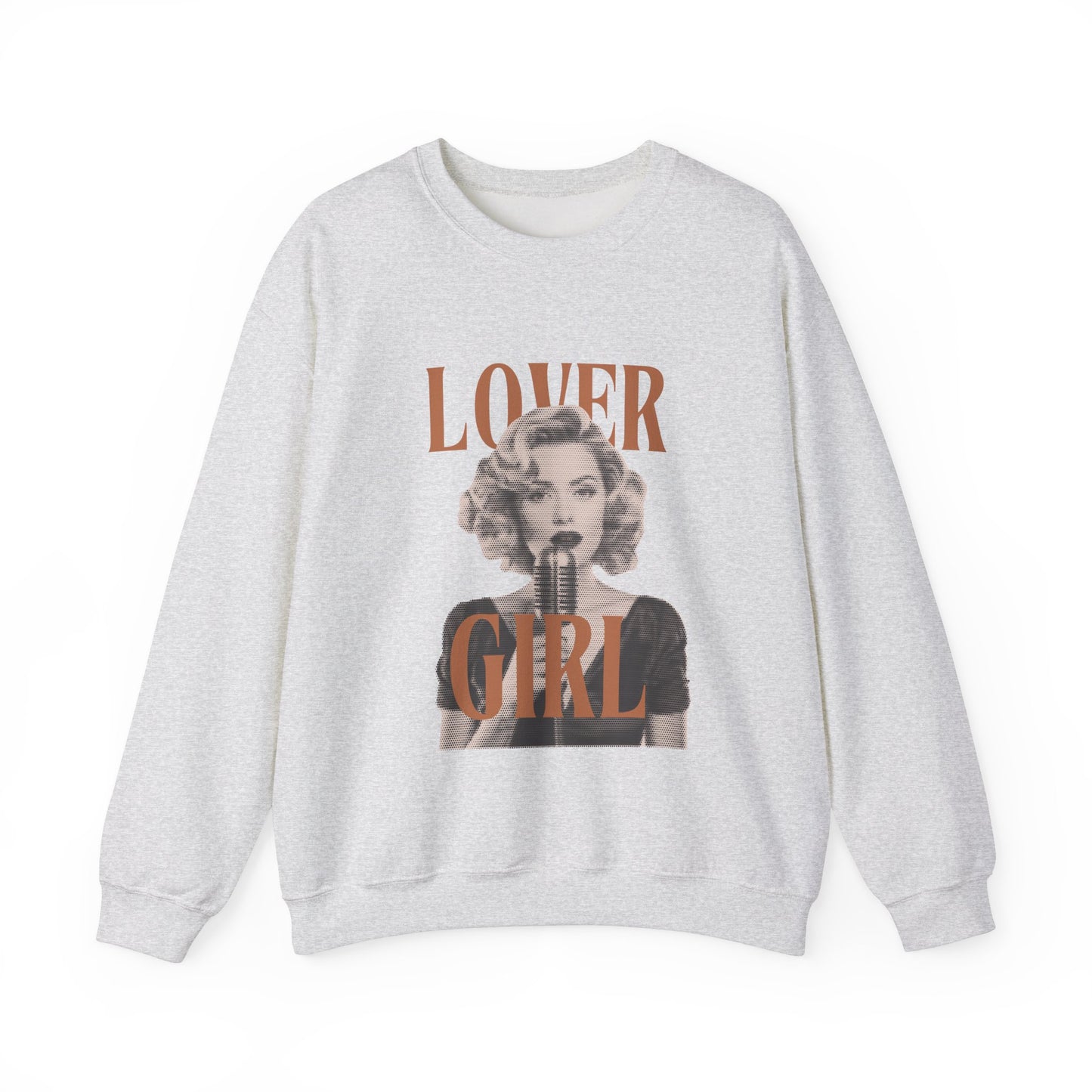 Lovergirl Vintage Aesthetic Valentine's Day Graphic Sweatshirt