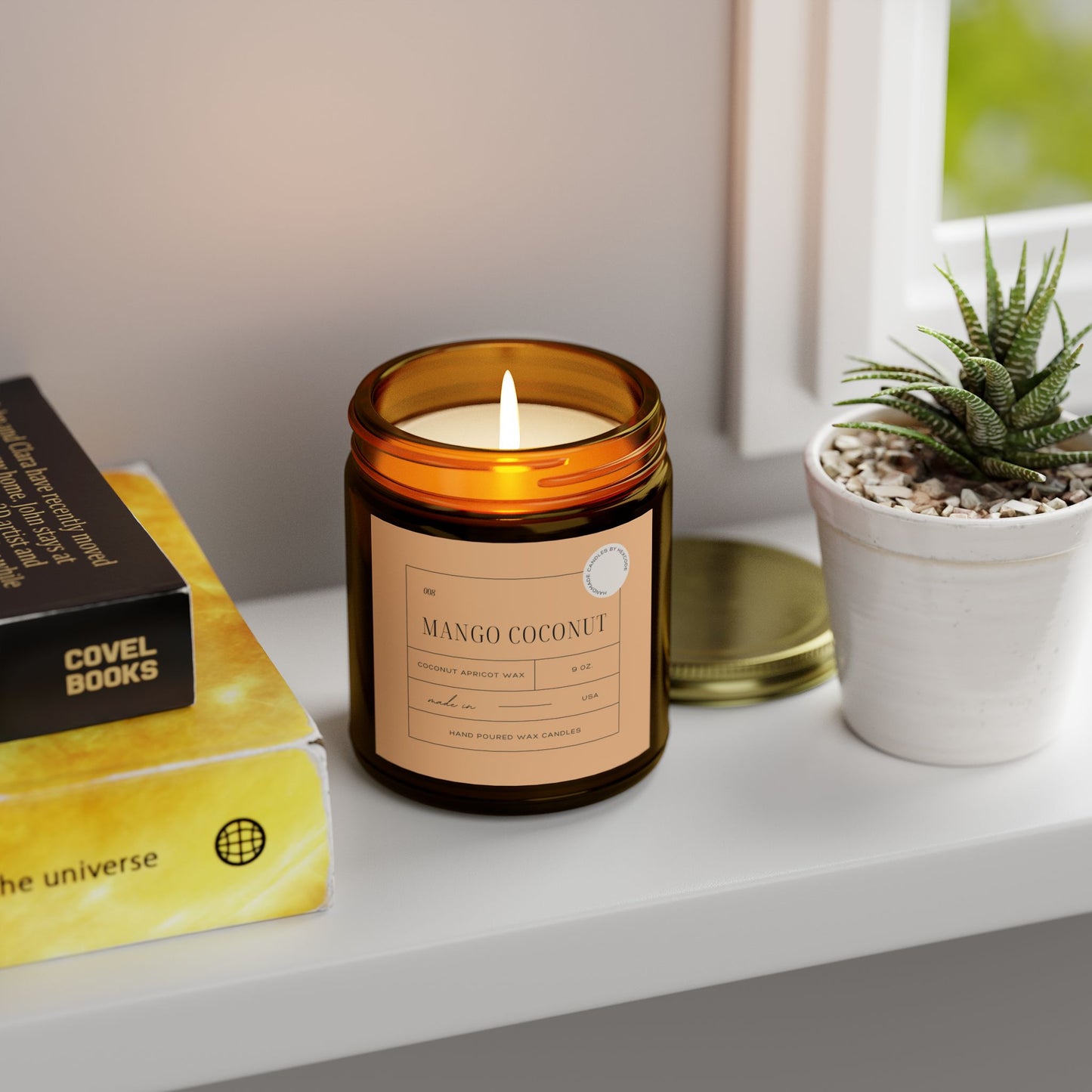 Mango Coconut - Coconut Apricot Scented Candle