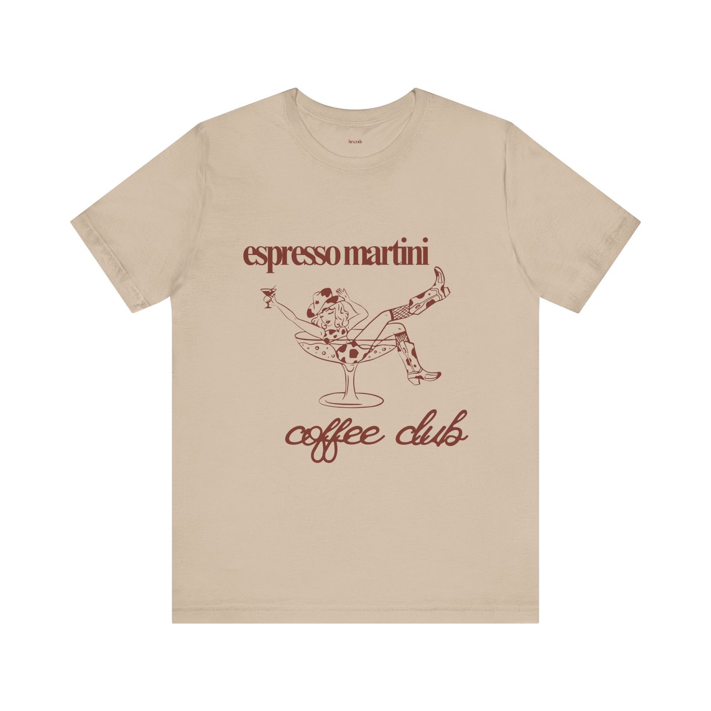 Espresso Martini Coffee Club Graphic Streetwear T-Shirt