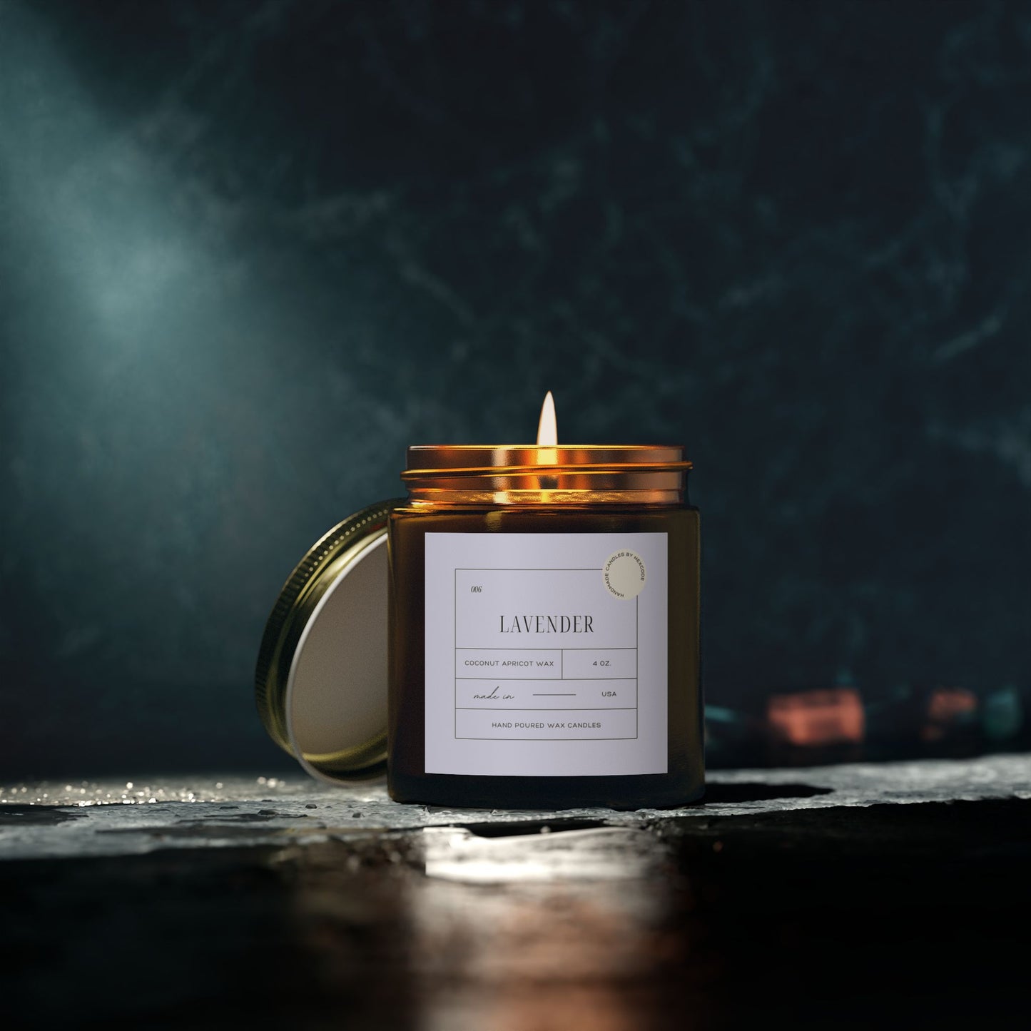 Lavender - Coconut Apricot Scented Candle
