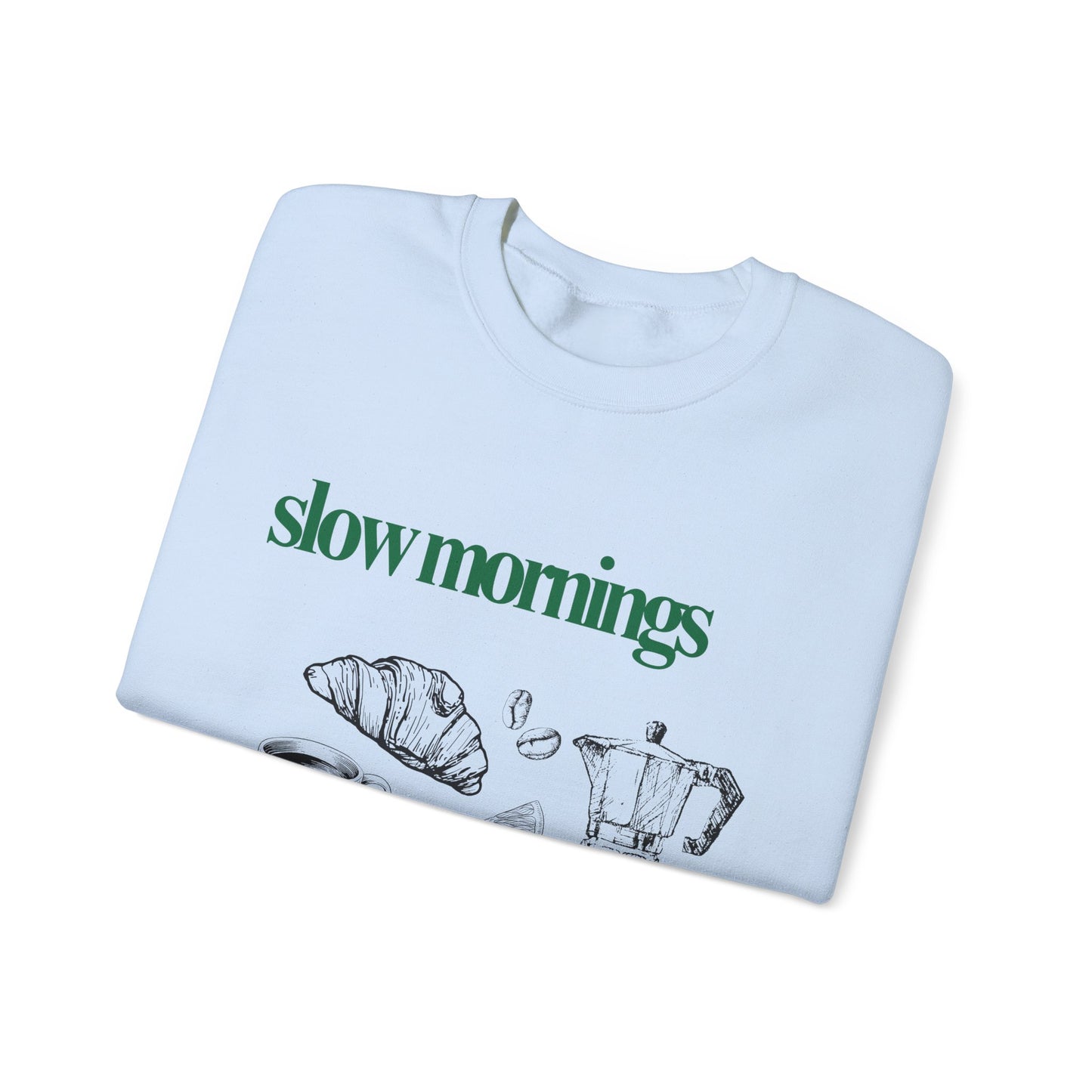 Slow Mornings Breakfast Club Coffee Graphic Sweatshirt