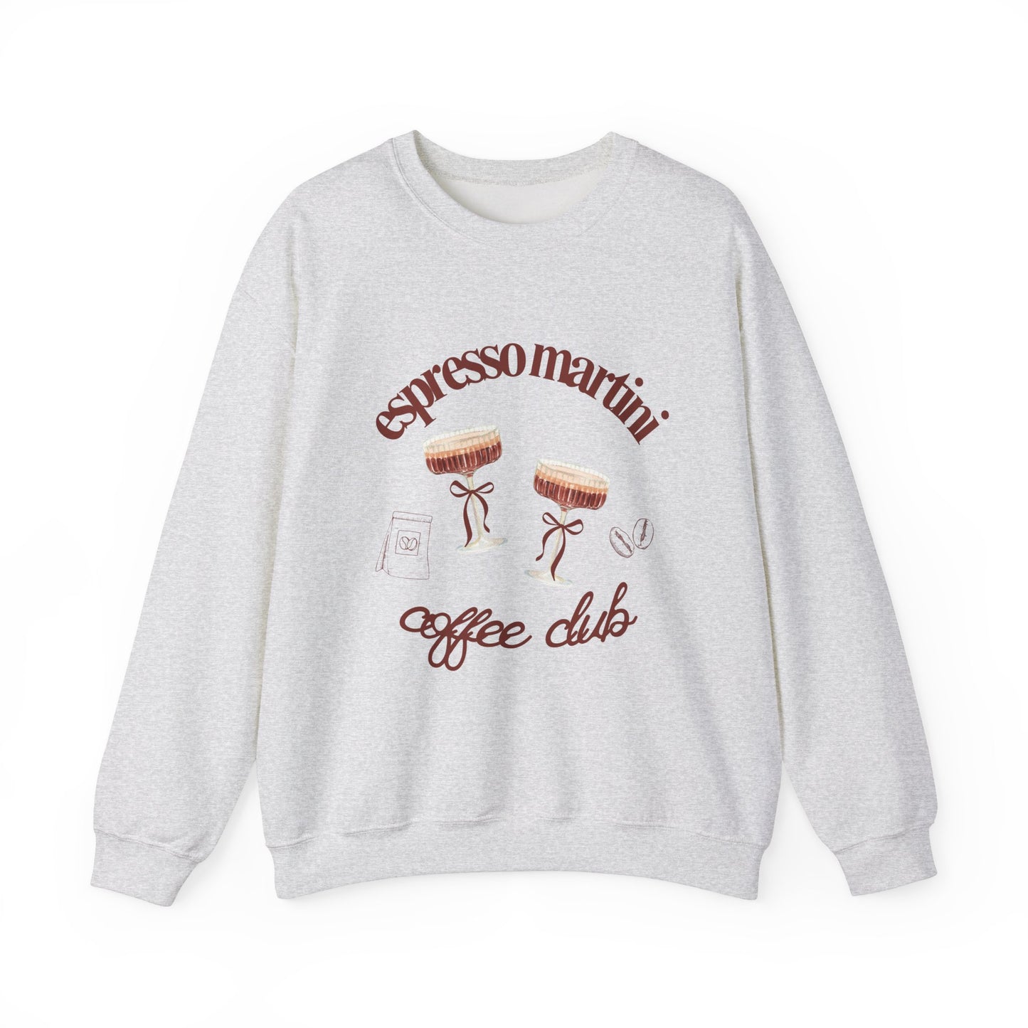 Espresso Martini Coffee Club Two Tinis Graphic Sweatshirt
