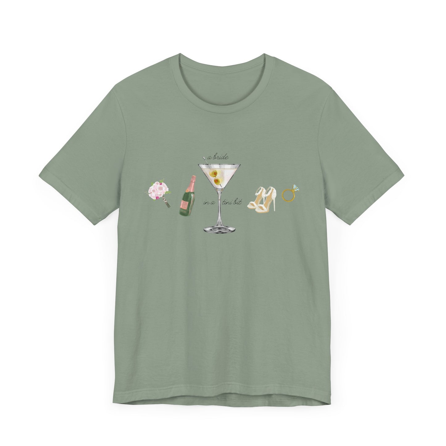 A Bride in a Tini Bit T-Shirt
