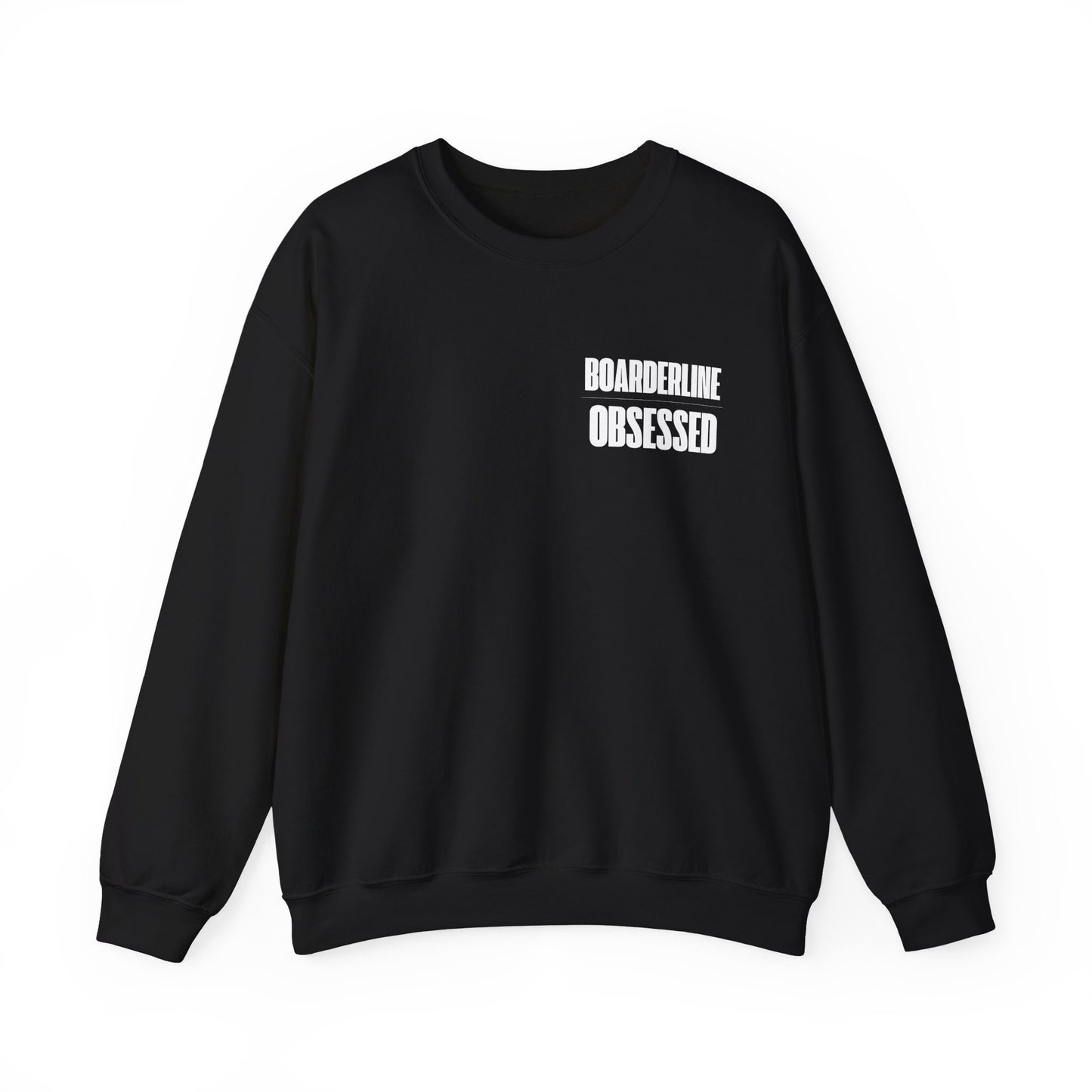 Boarderline Obsessed Graphic Snowboard Sweatshirt