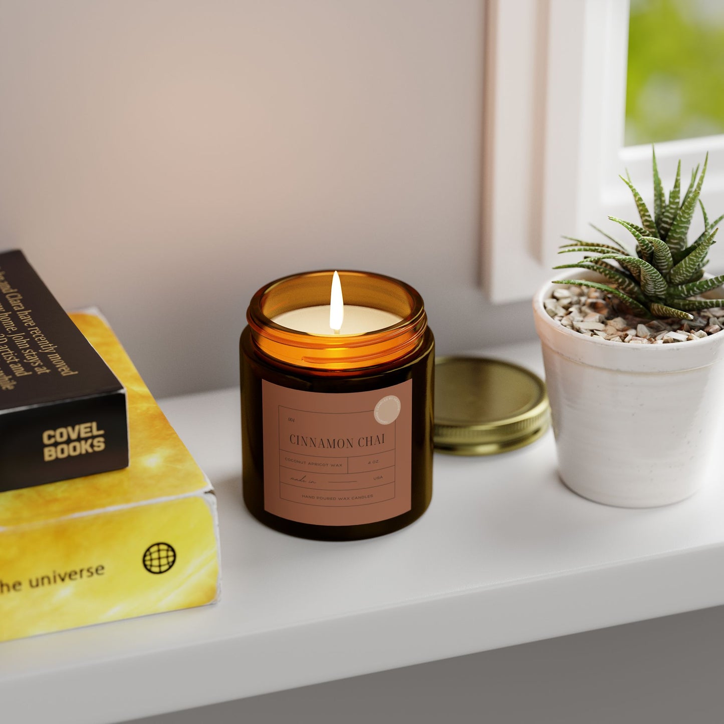 Cinnamon Chai - Coconut Apricot Scented Candle