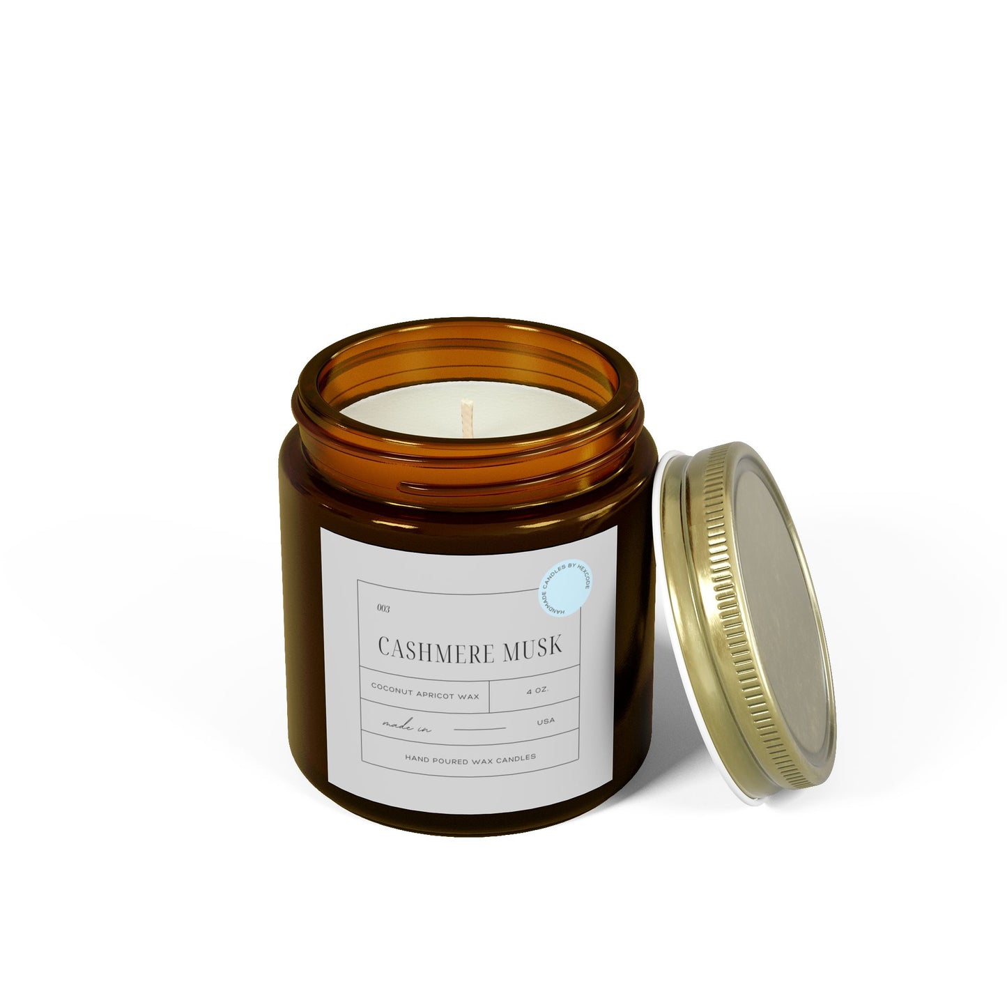 Cashmere Musk - Coconut Apricot Scented Candle