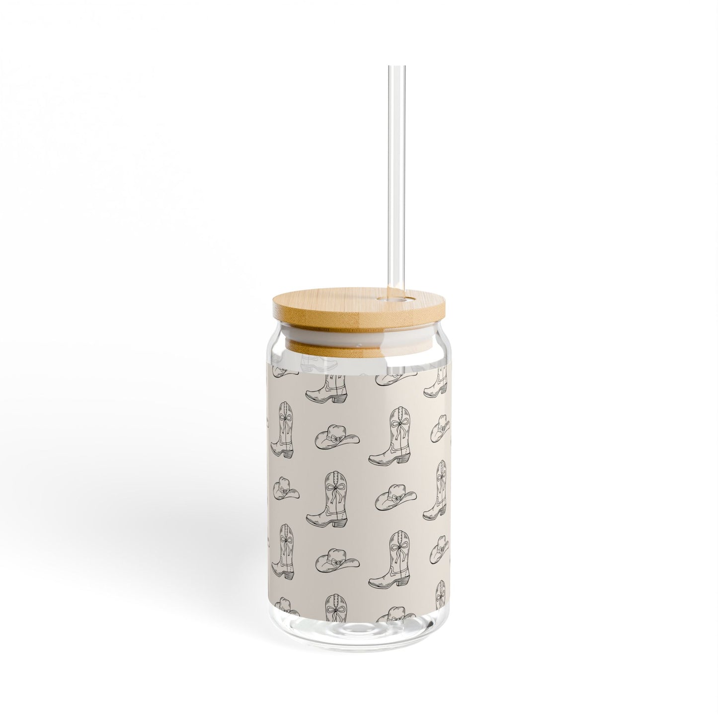 Cowboy Boot Sipper Glass