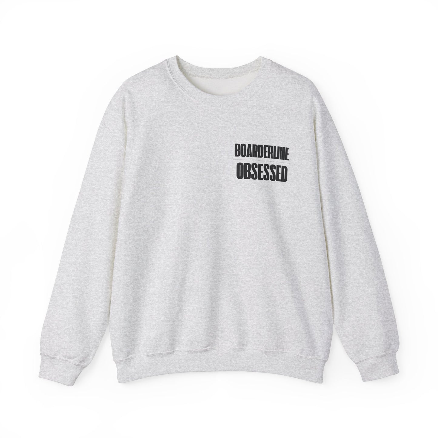 Boarderline Obsessed Graphic Snowboard Sweatshirt