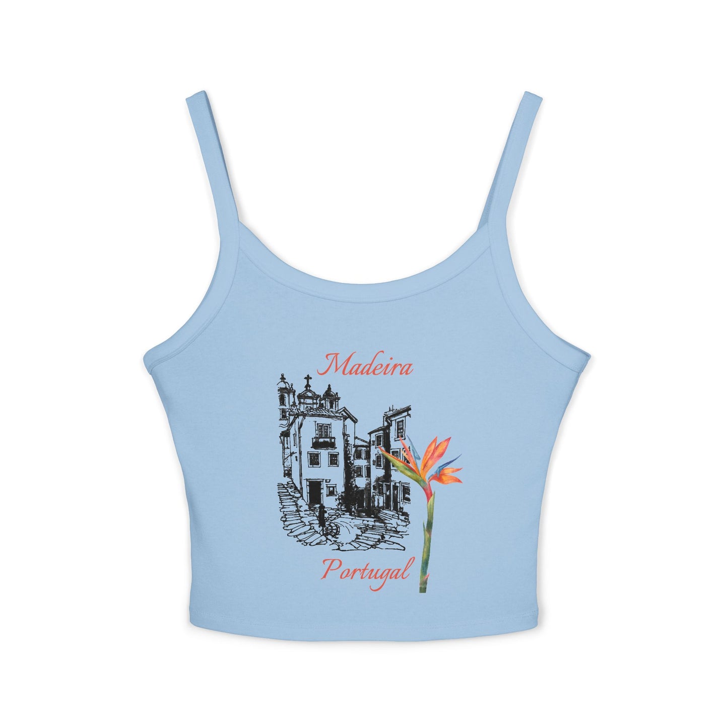 Madeira Portugal Spaghetti Strap Tank Top