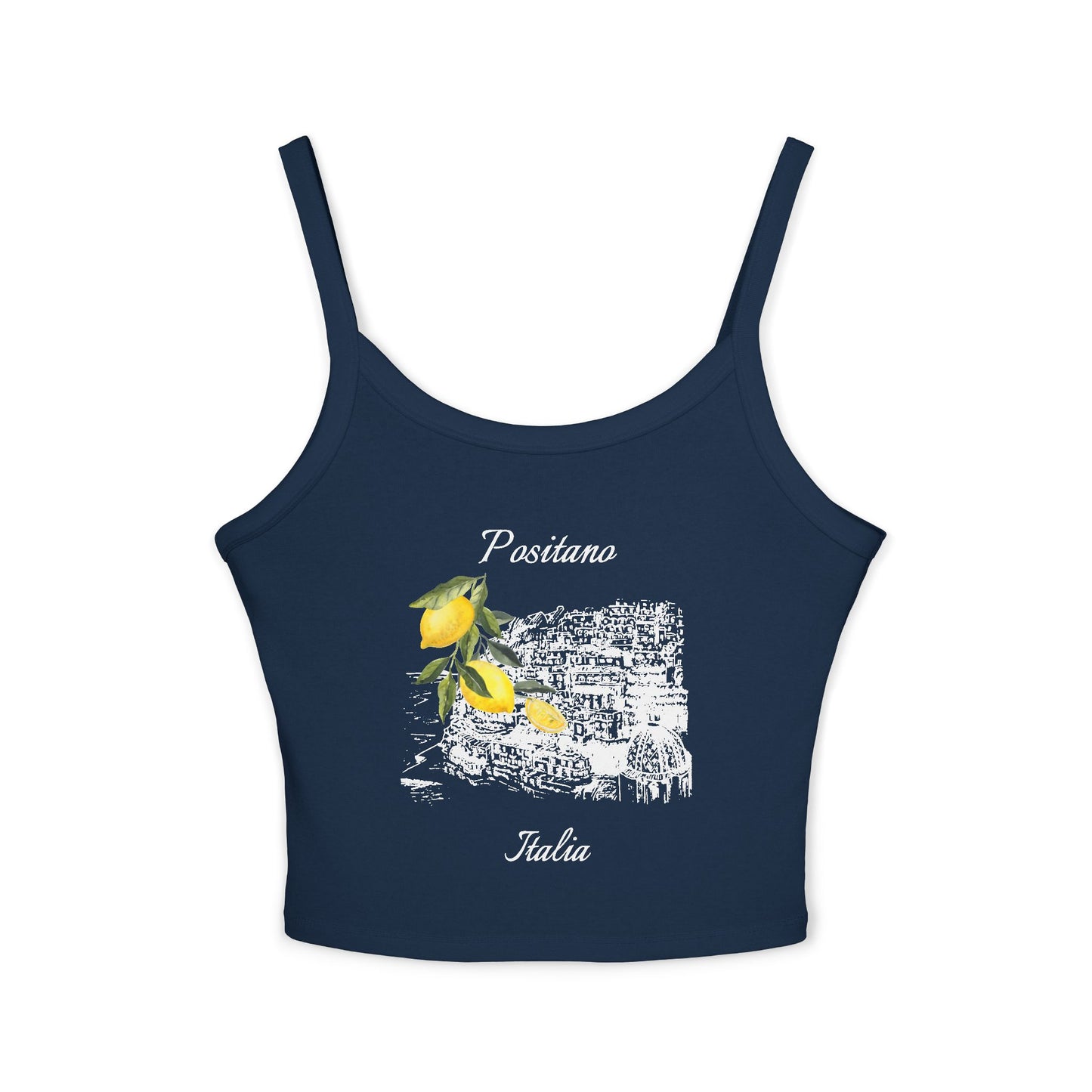 Positano Italy Spaghetti Strap Tank Top