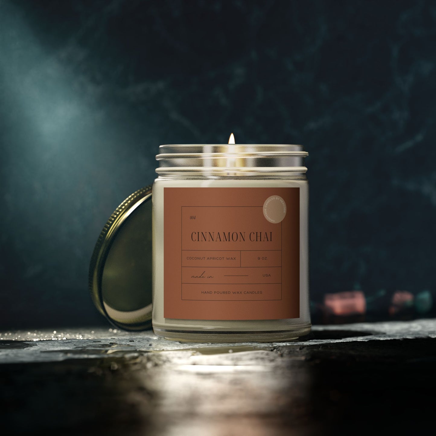 Cinnamon Chai - Coconut Apricot Scented Candle