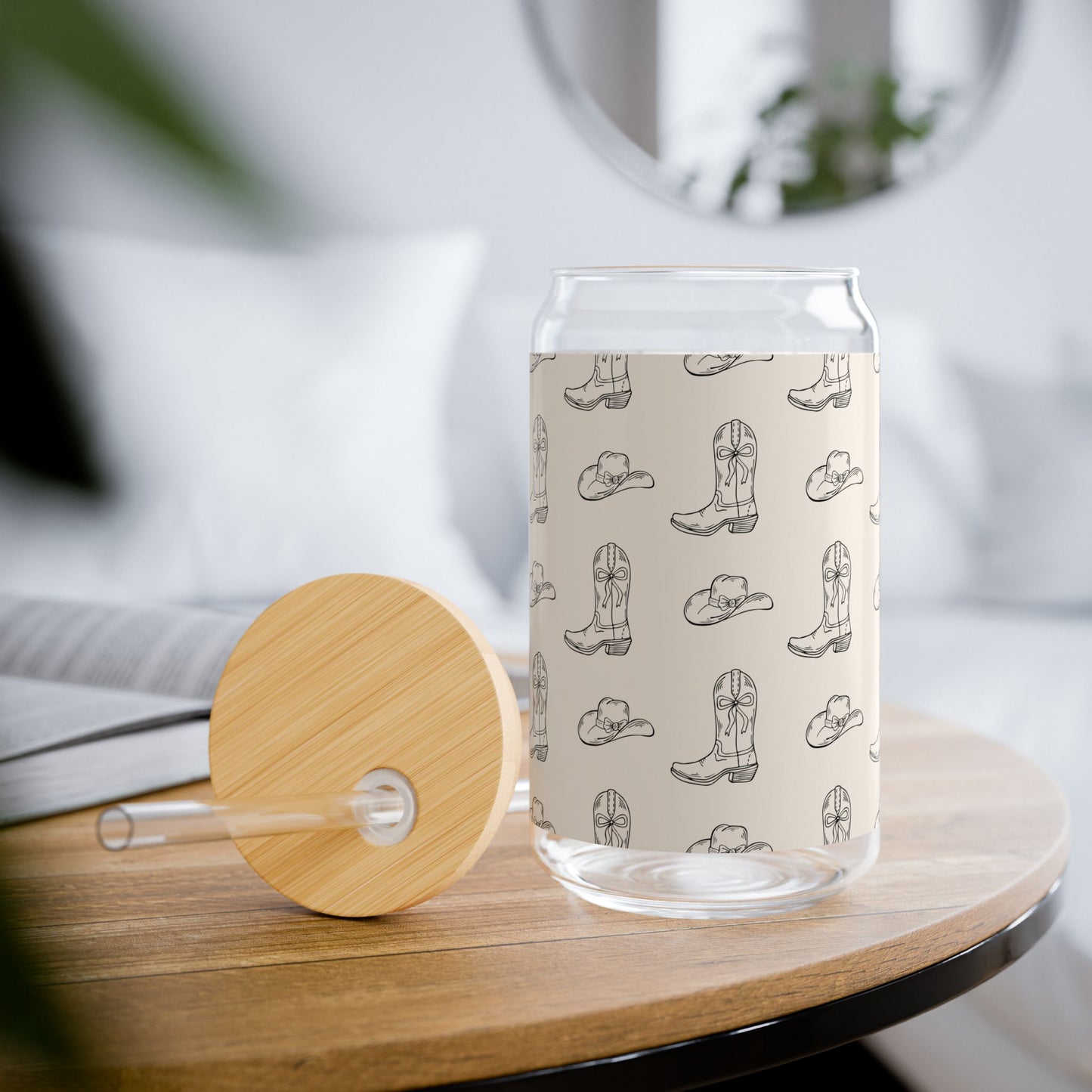 Cowboy Boot Sipper Glass
