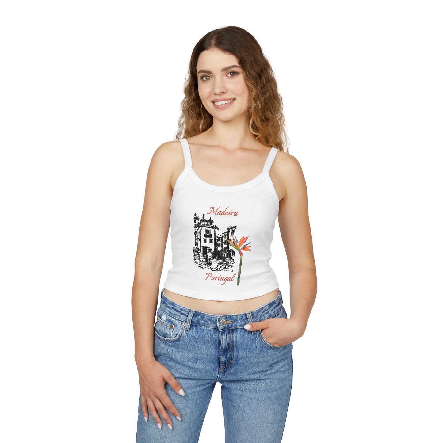 Madeira Portugal Spaghetti Strap Tank Top