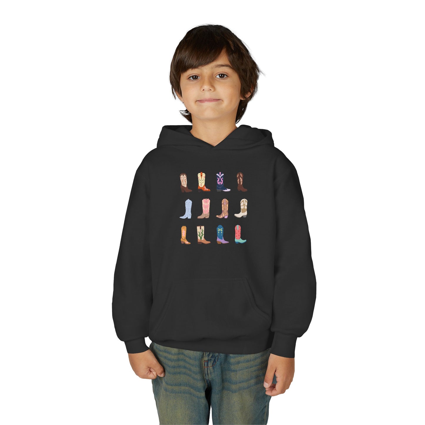 Cowboy Boot Youth Hoodie