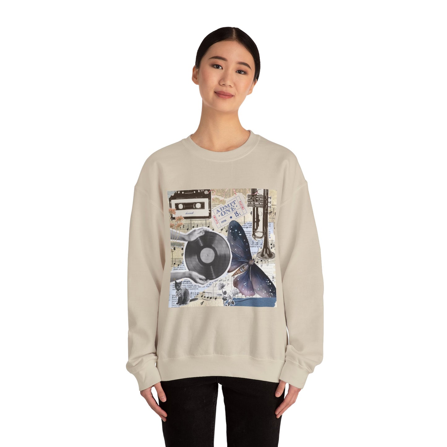 Listening Party Music Graphic Sweatshirt