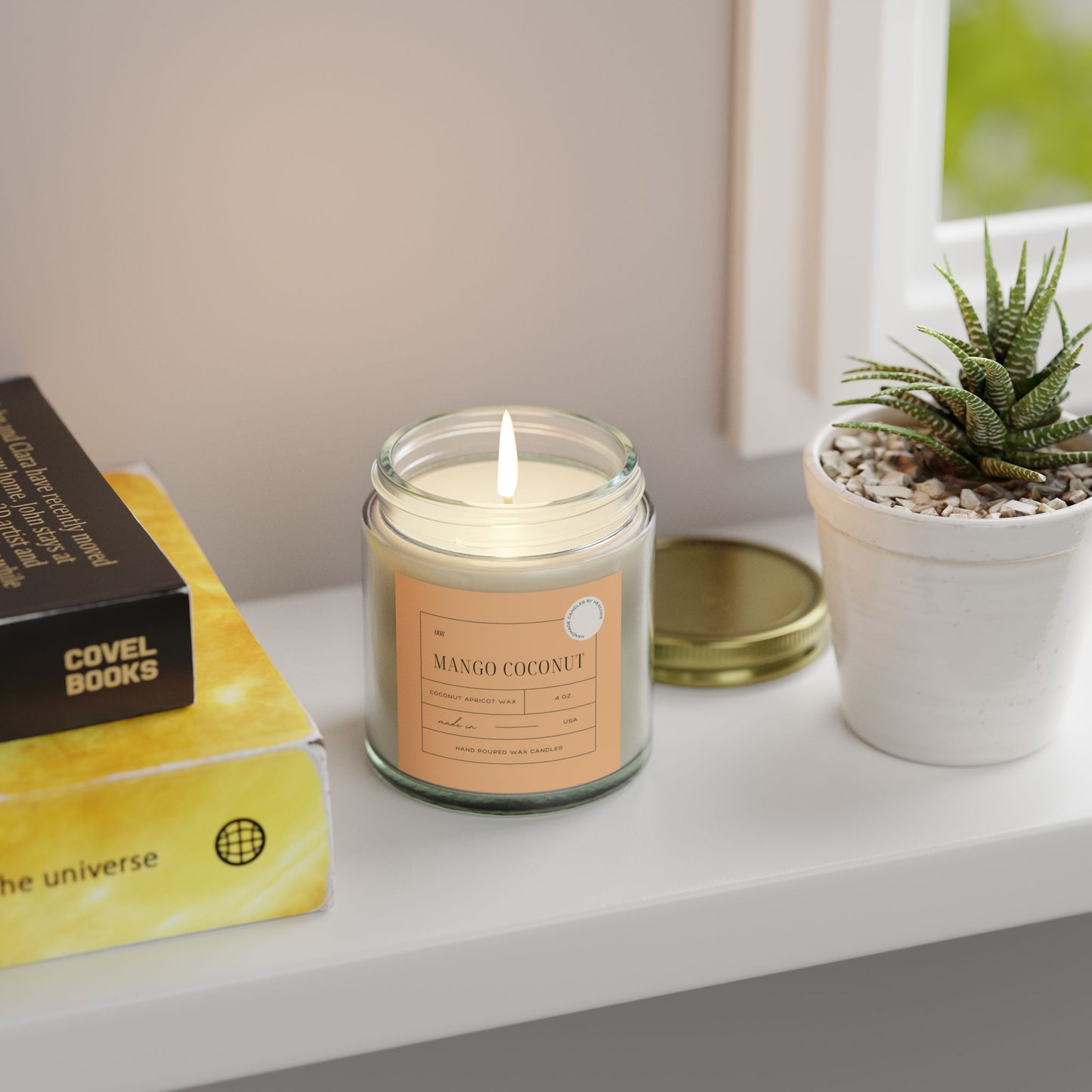 Mango Coconut - Coconut Apricot Scented Candle