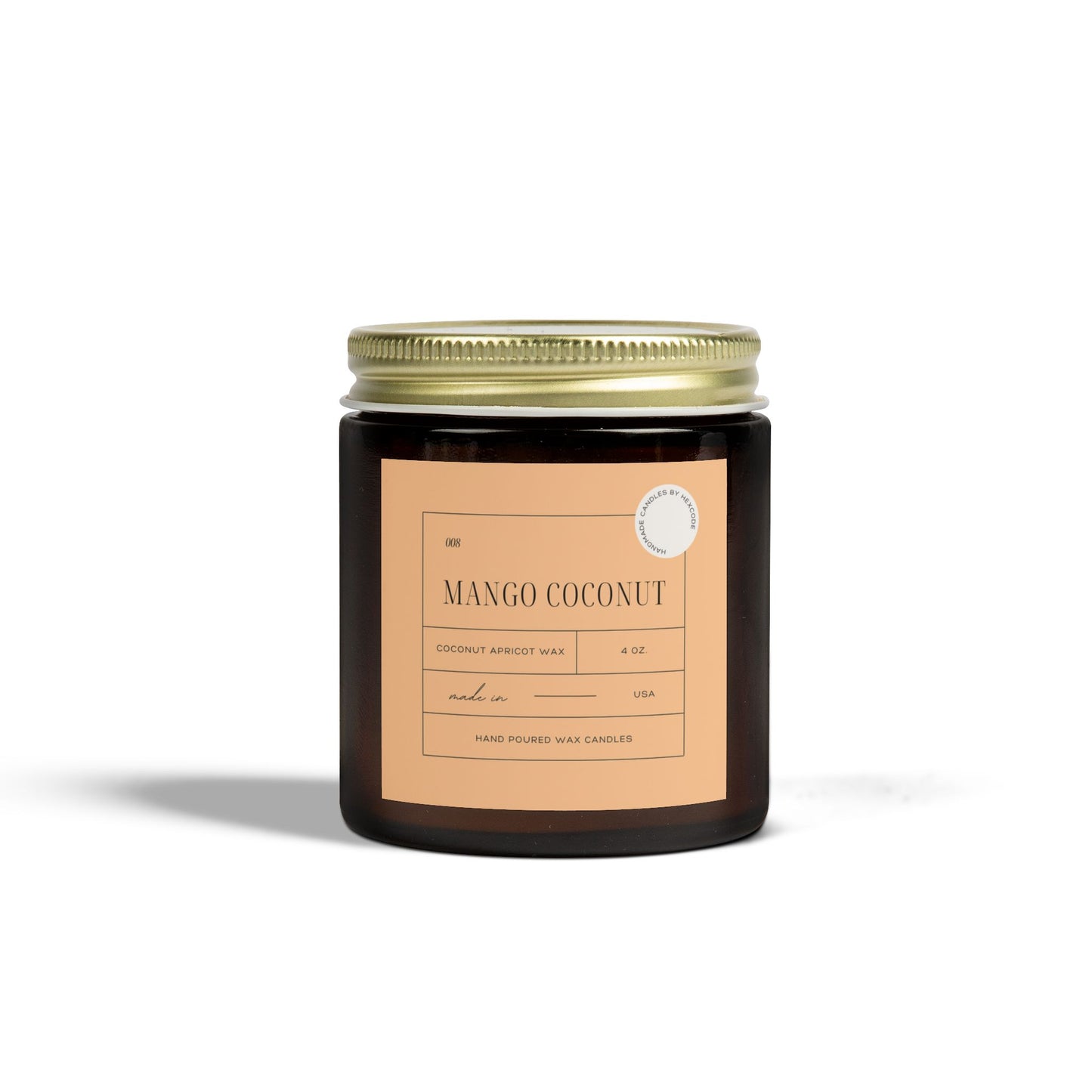 Mango Coconut - Coconut Apricot Scented Candle
