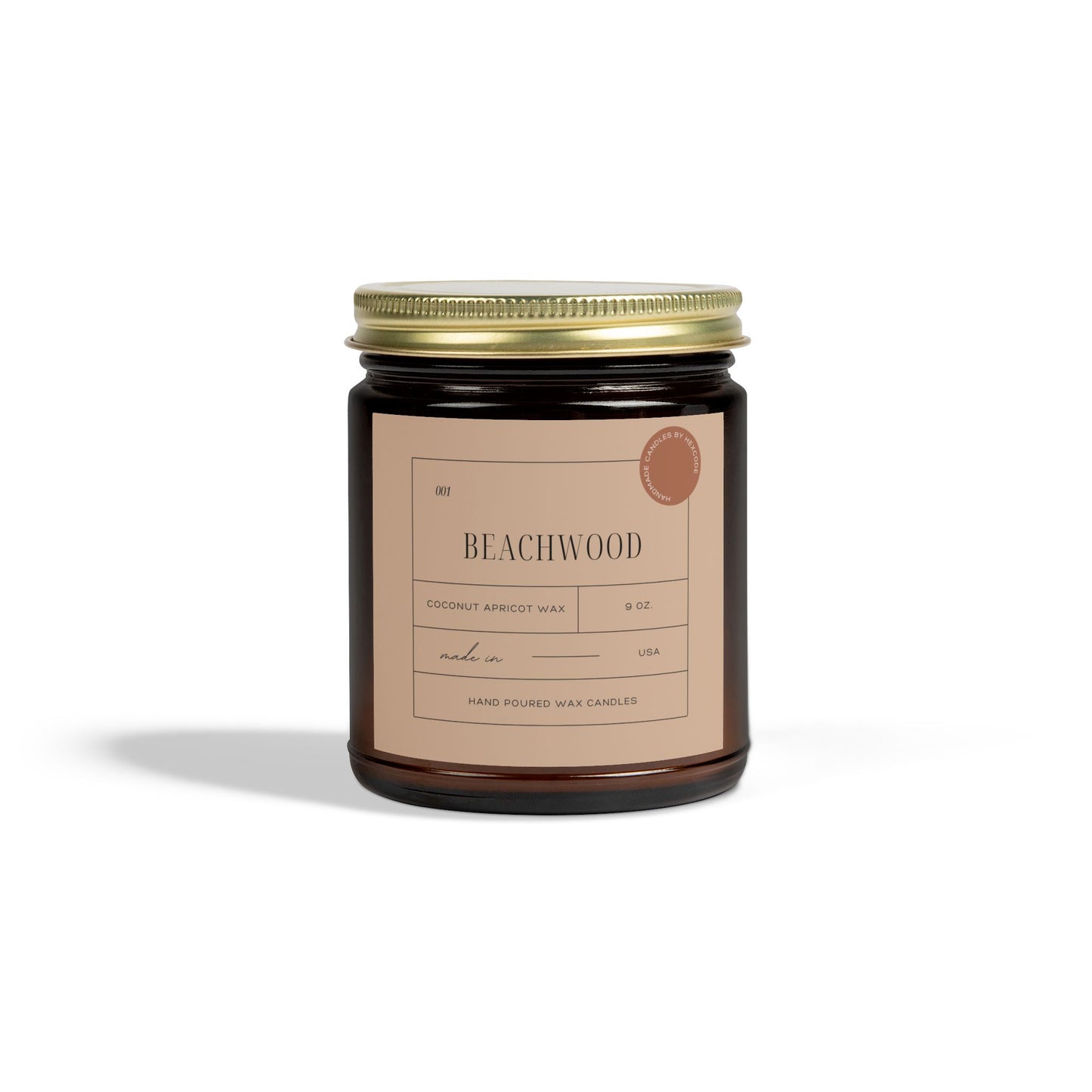 Beachwood - Coconut Apricot Scented Candle