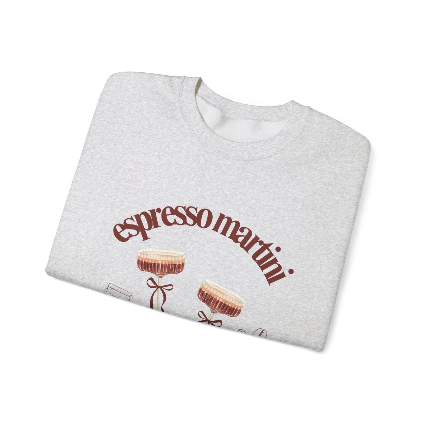 Espresso Martini Coffee Club Two Tinis Graphic Sweatshirt