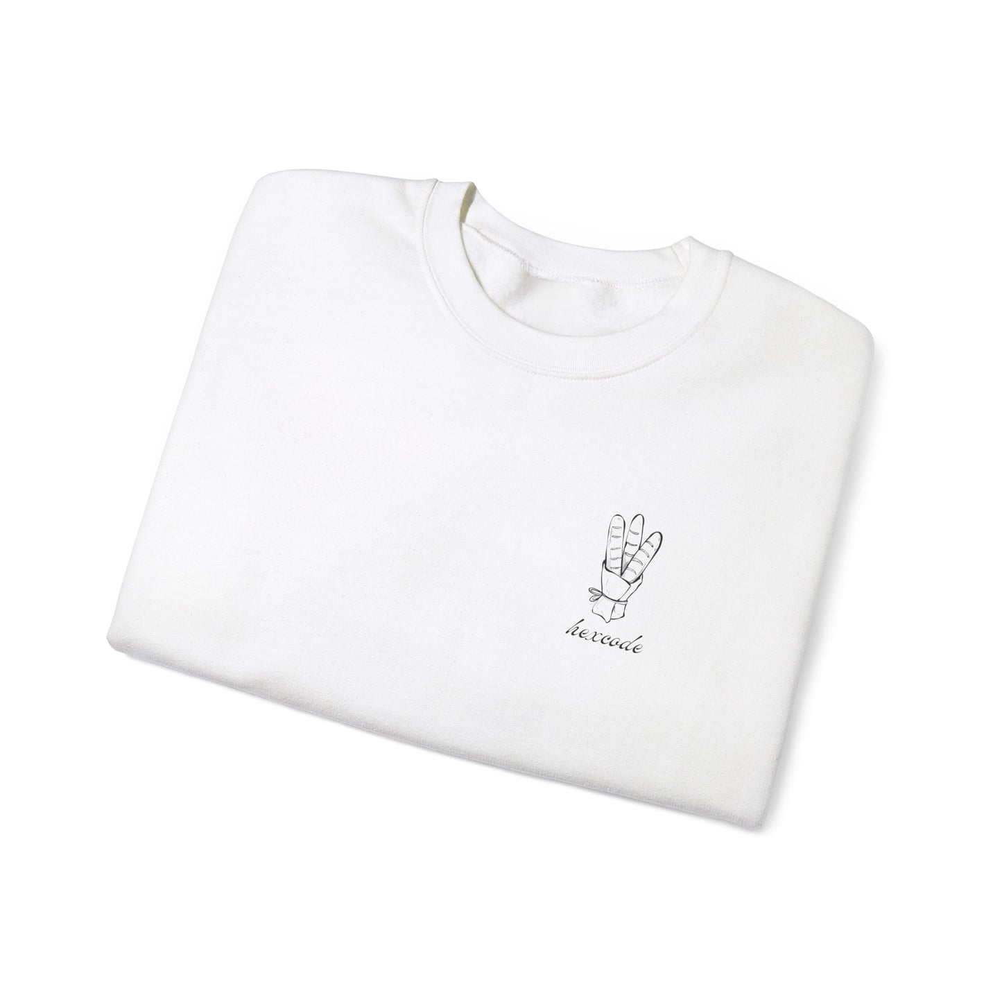 Baguette to Forget Le Pain Graphic Sweatshirt