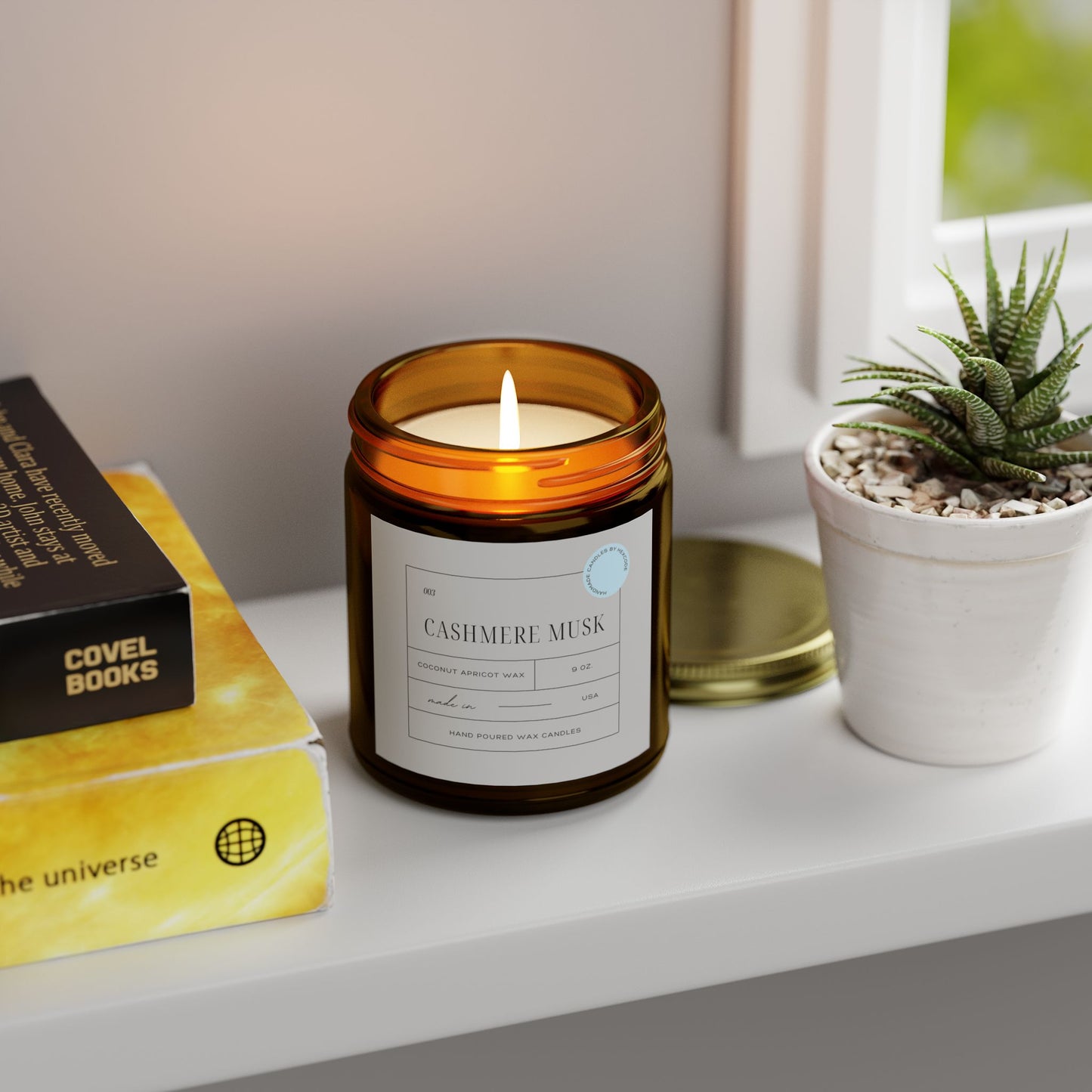 Cashmere Musk - Coconut Apricot Scented Candle