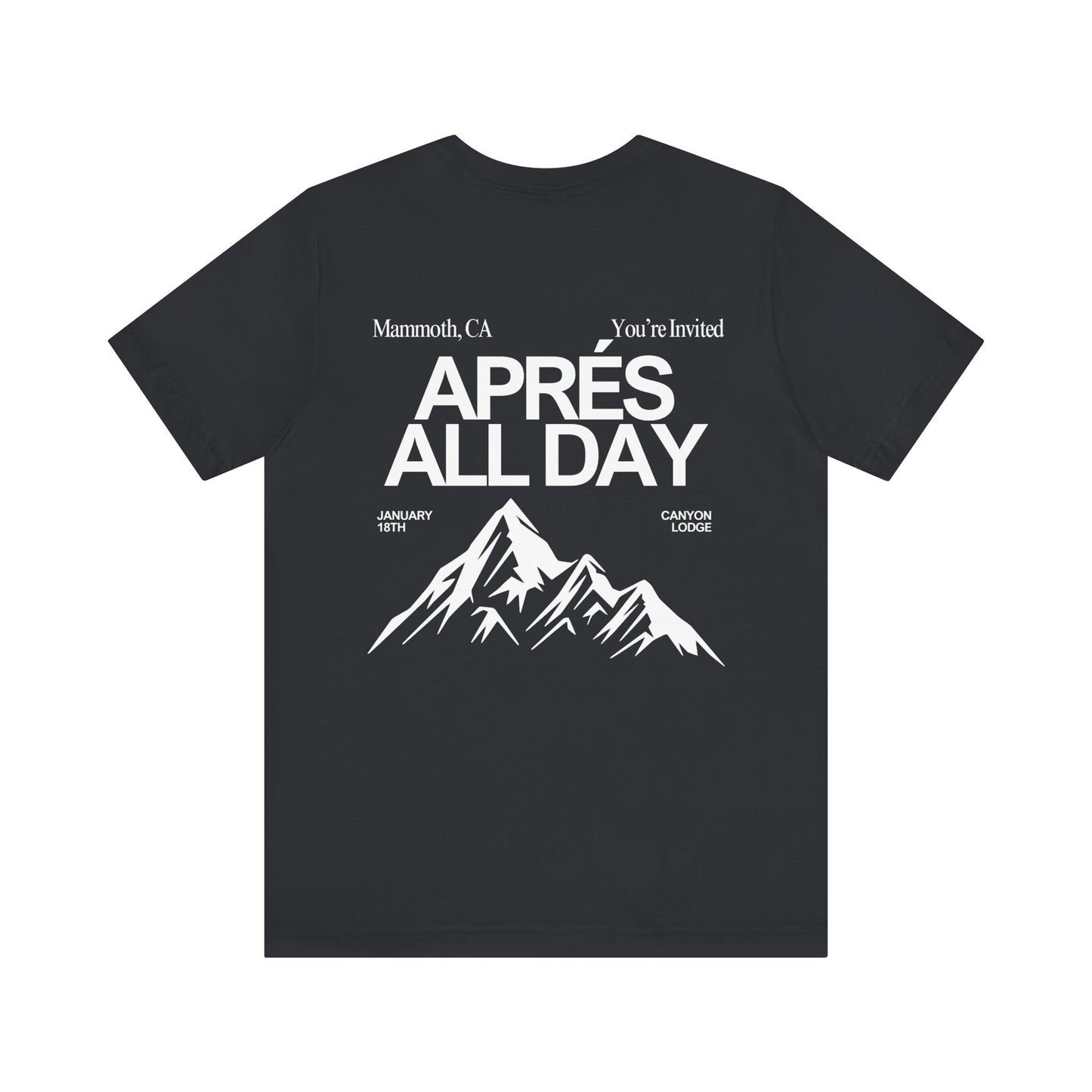 Aprés All Day Snowboard Streetwear T-Shirt