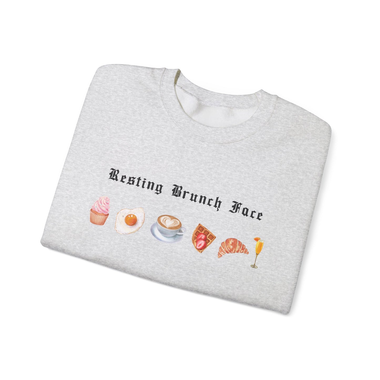 Resting Brunch Face Graphic Sweatshirt