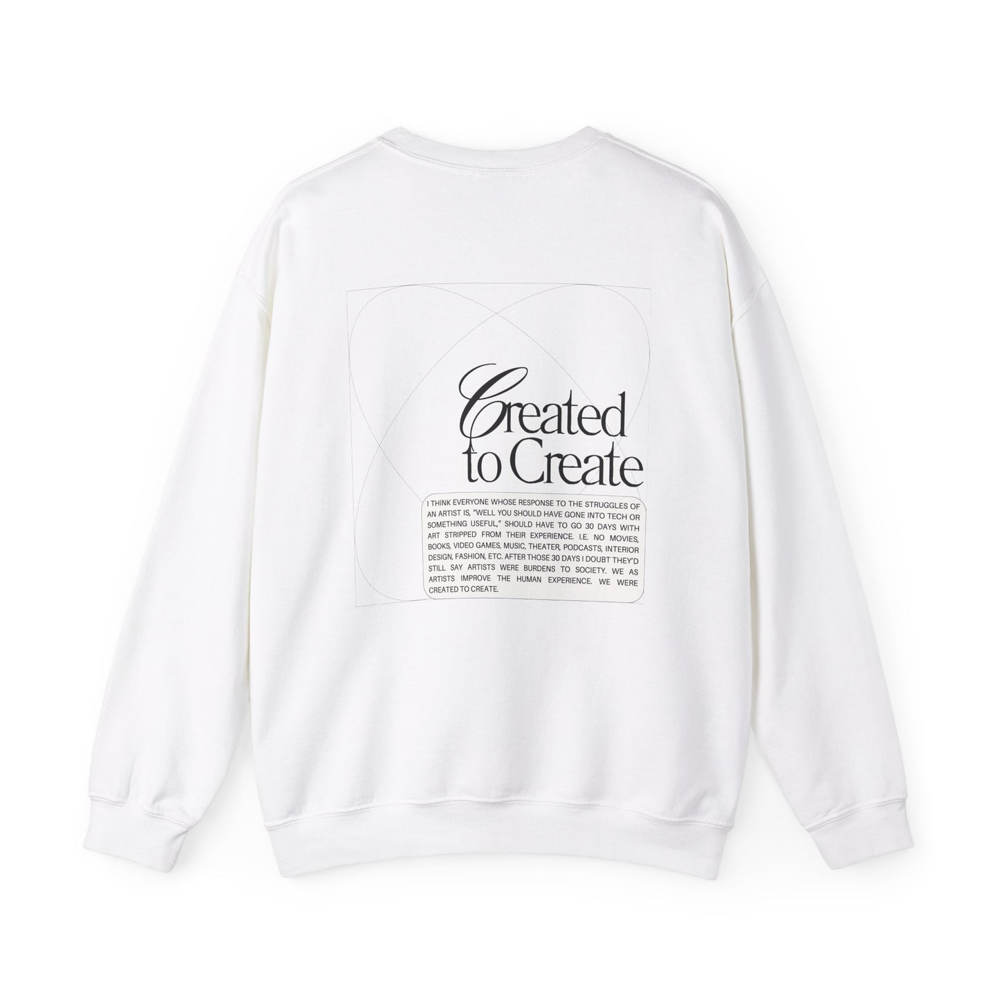 Created to Create Crewneck Sweatshirt