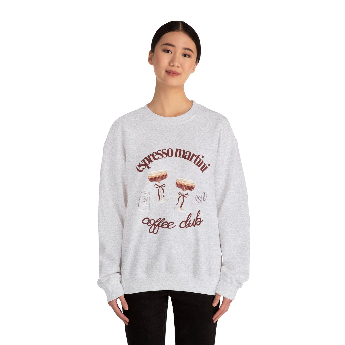 Espresso Martini Coffee Club Two Tinis Graphic Sweatshirt