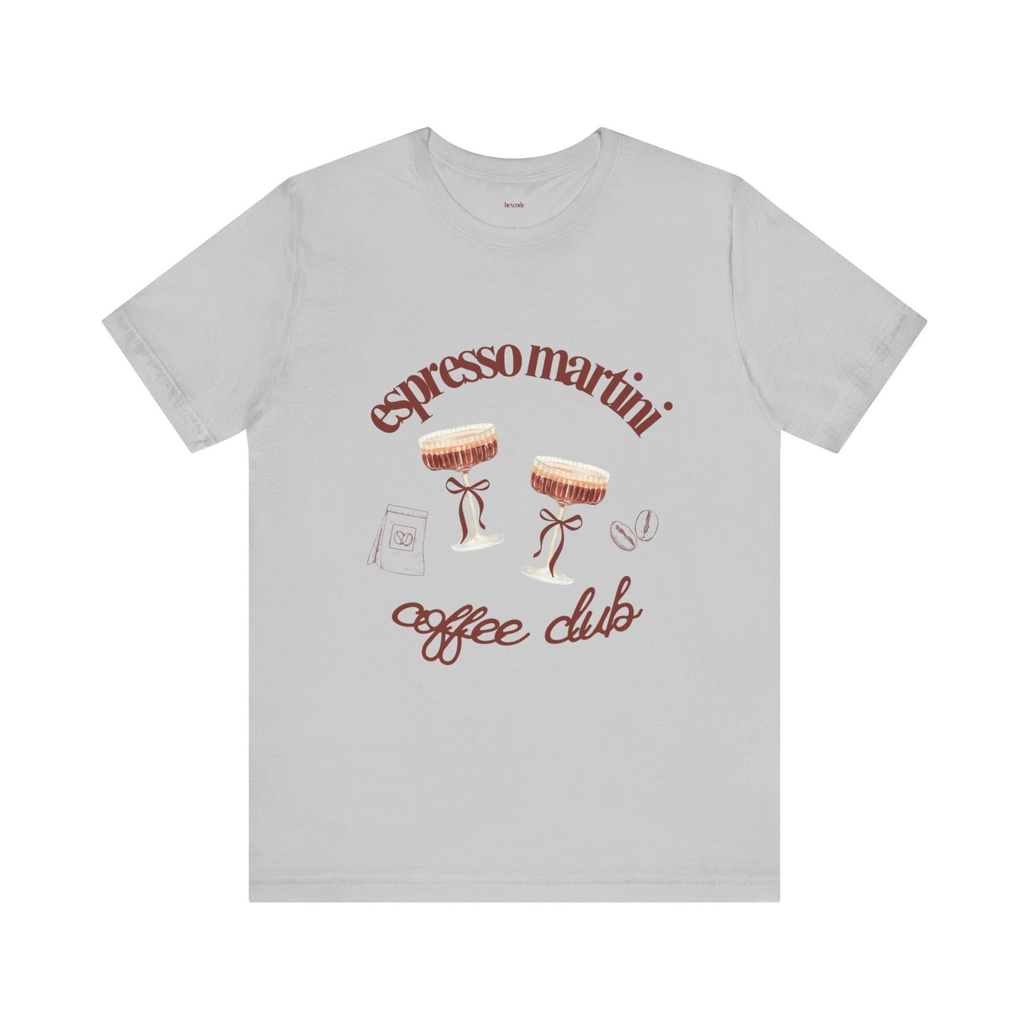 Espresso Martini Coffee Club Two Tinis Graphic Streetwear T-Shirt