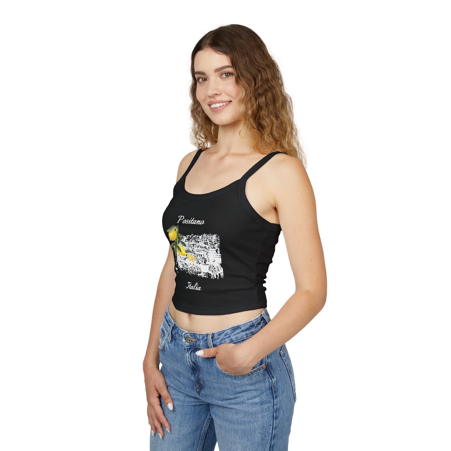 Positano Italy Spaghetti Strap Tank Top