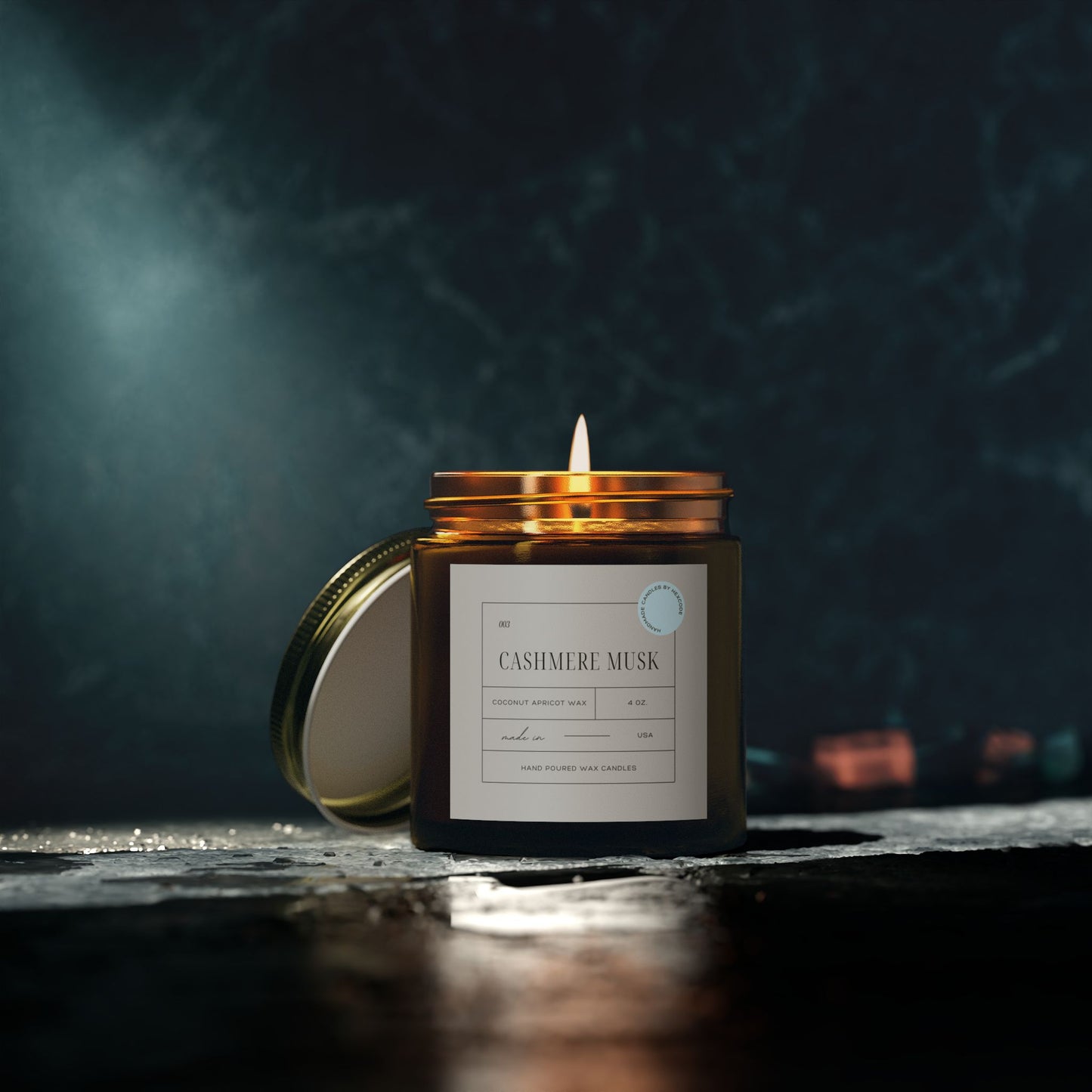 Cashmere Musk - Coconut Apricot Scented Candle