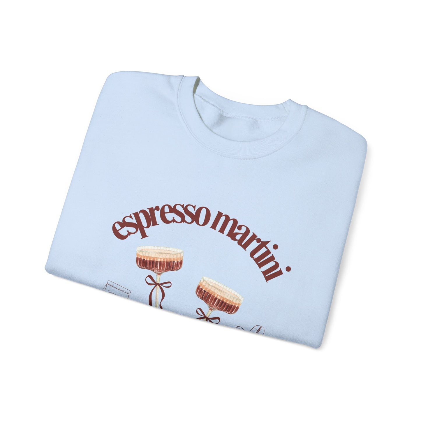 Espresso Martini Coffee Club Two Tinis Graphic Sweatshirt