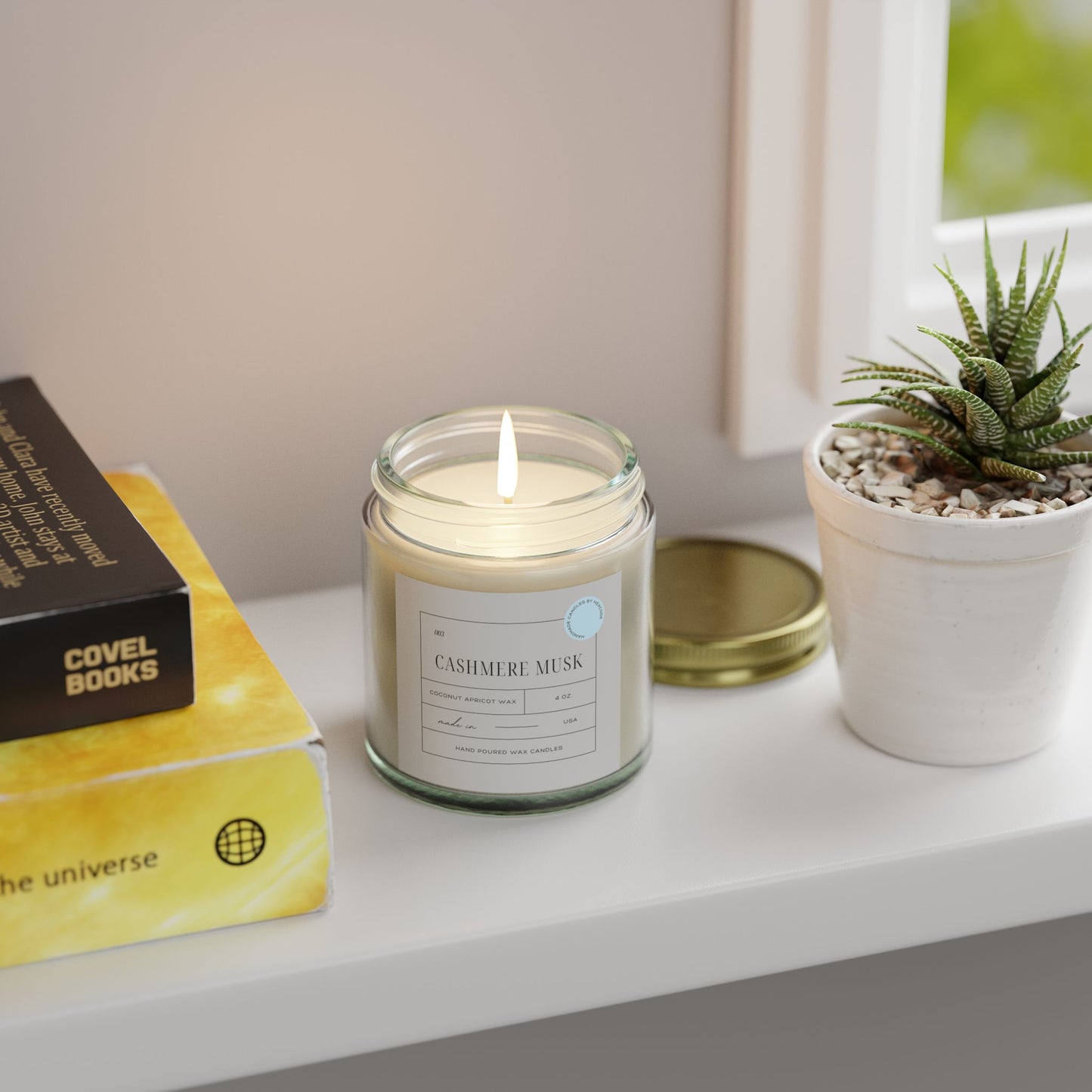 Cashmere Musk - Coconut Apricot Scented Candle