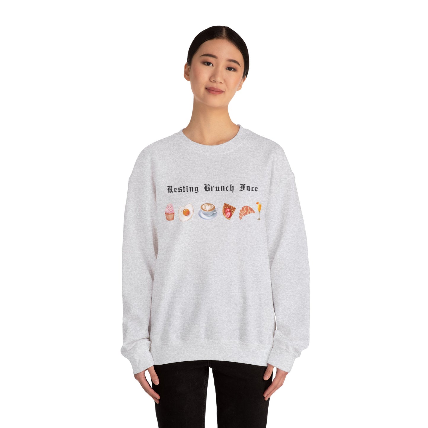 Resting Brunch Face Graphic Sweatshirt