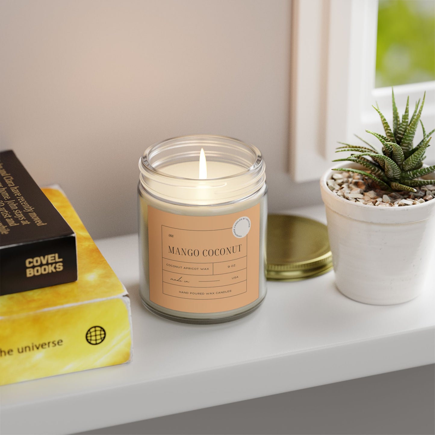 Mango Coconut - Coconut Apricot Scented Candle