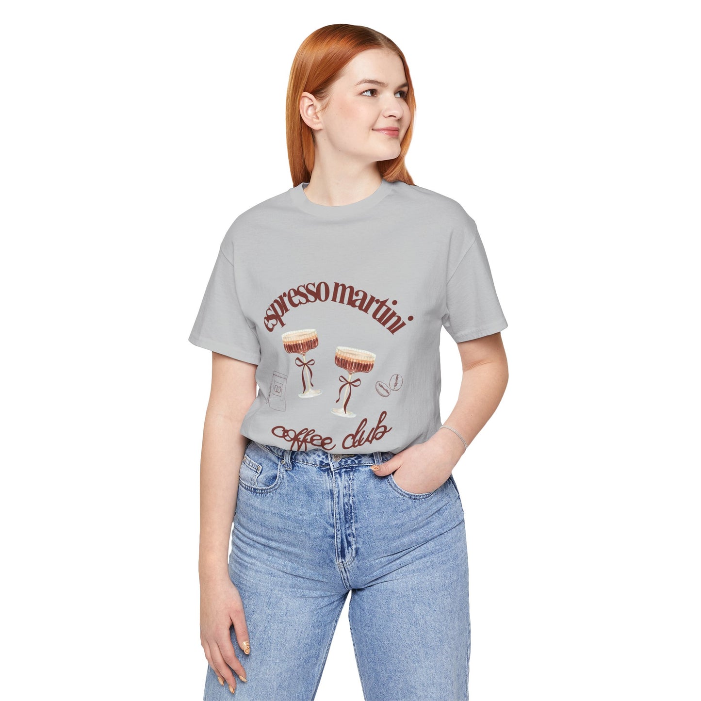 Espresso Martini Coffee Club Two Tinis Graphic Streetwear T-Shirt