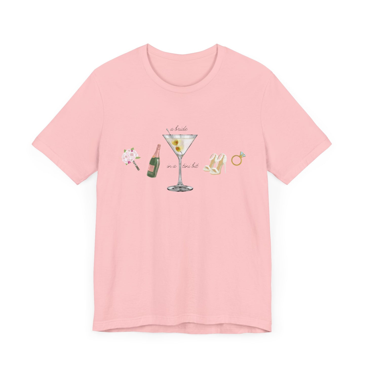 A Bride in a Tini Bit T-Shirt
