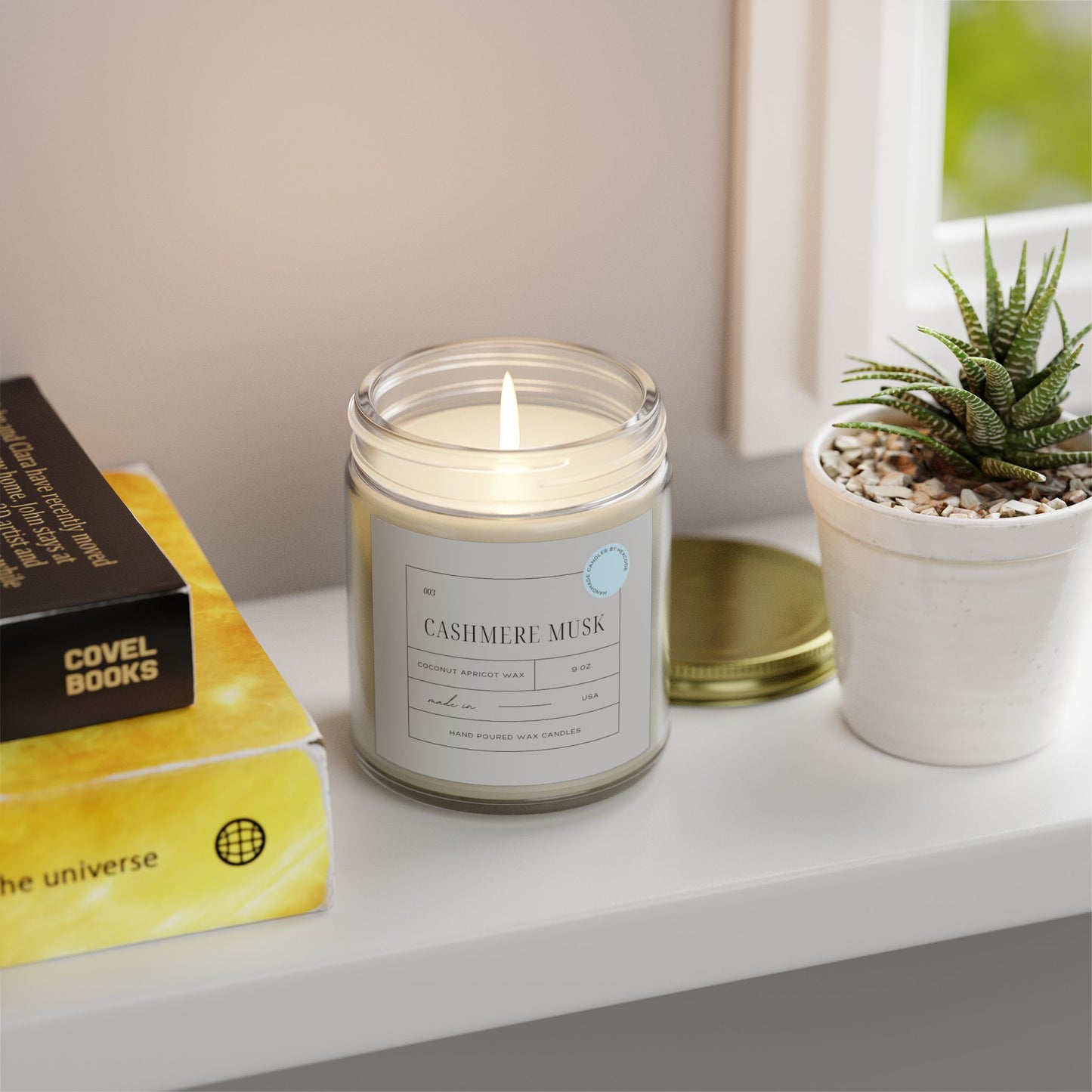 Cashmere Musk - Coconut Apricot Scented Candle
