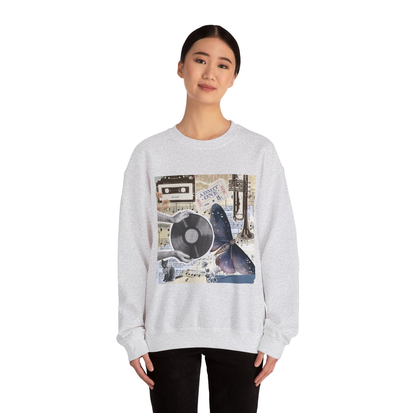 Listening Party Music Graphic Sweatshirt