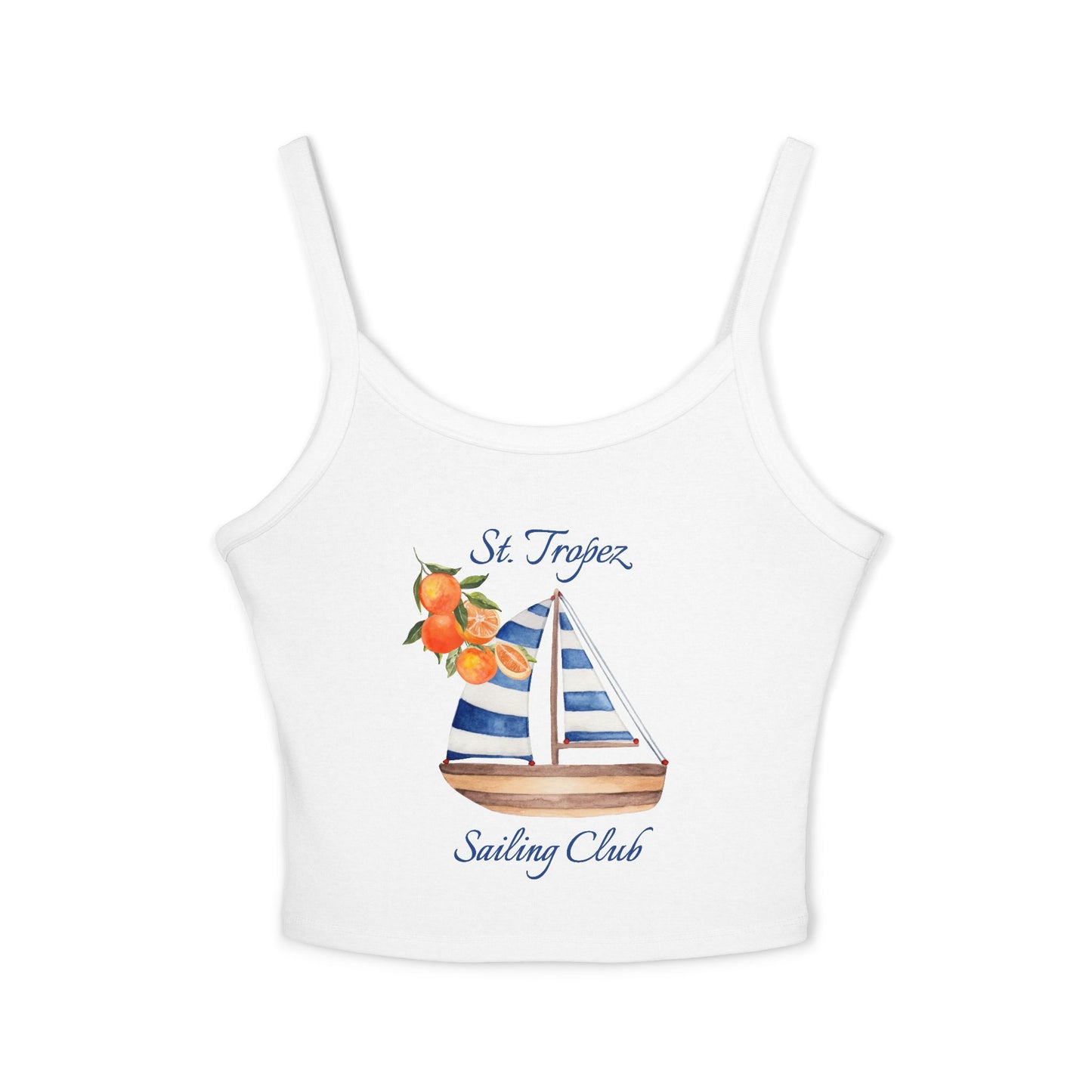 St. Tropez France Spaghetti Strap Tank Top