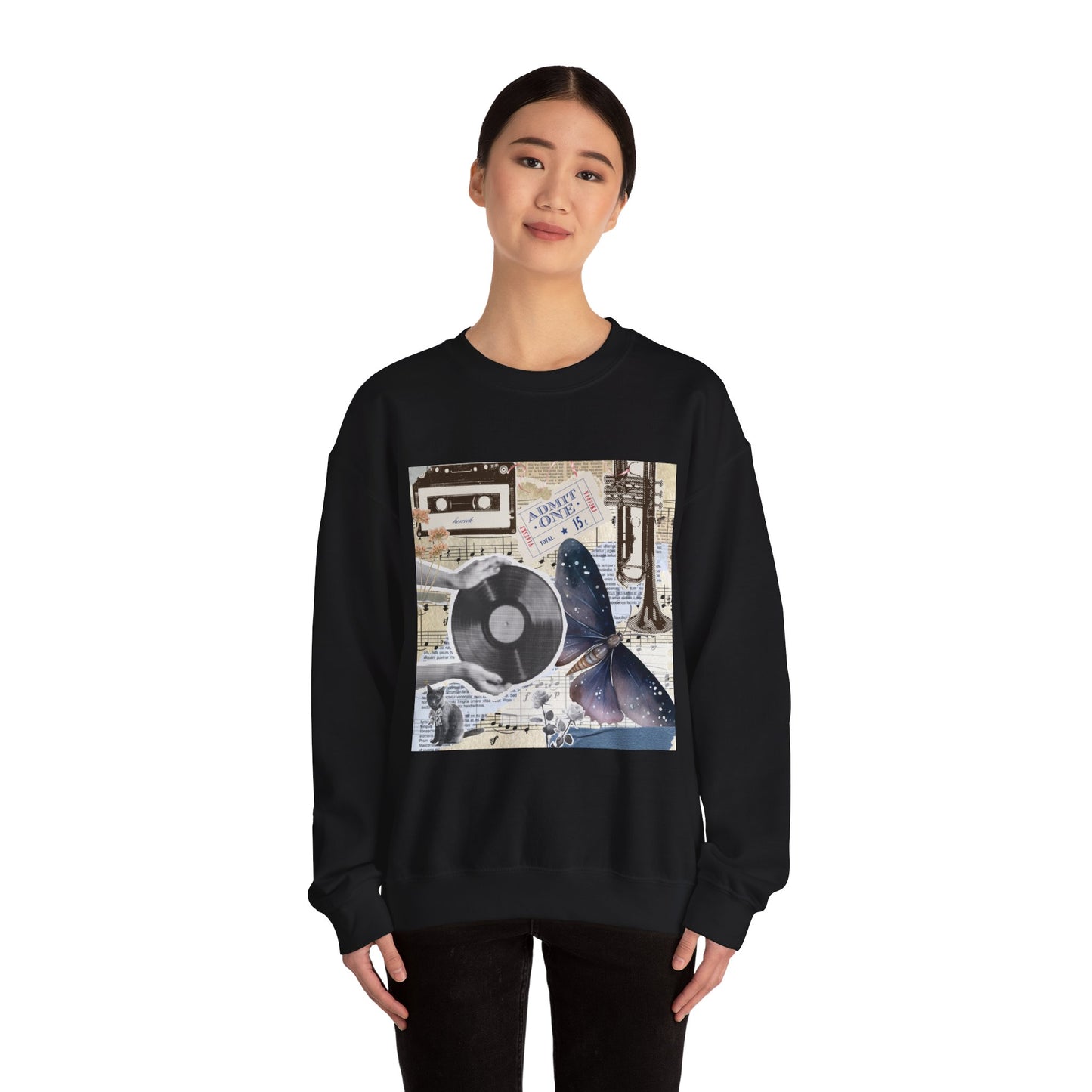 Listening Party Music Graphic Sweatshirt