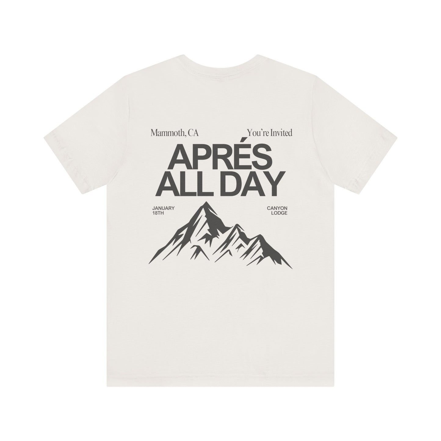 Aprés All Day Snowboard Streetwear T-Shirt