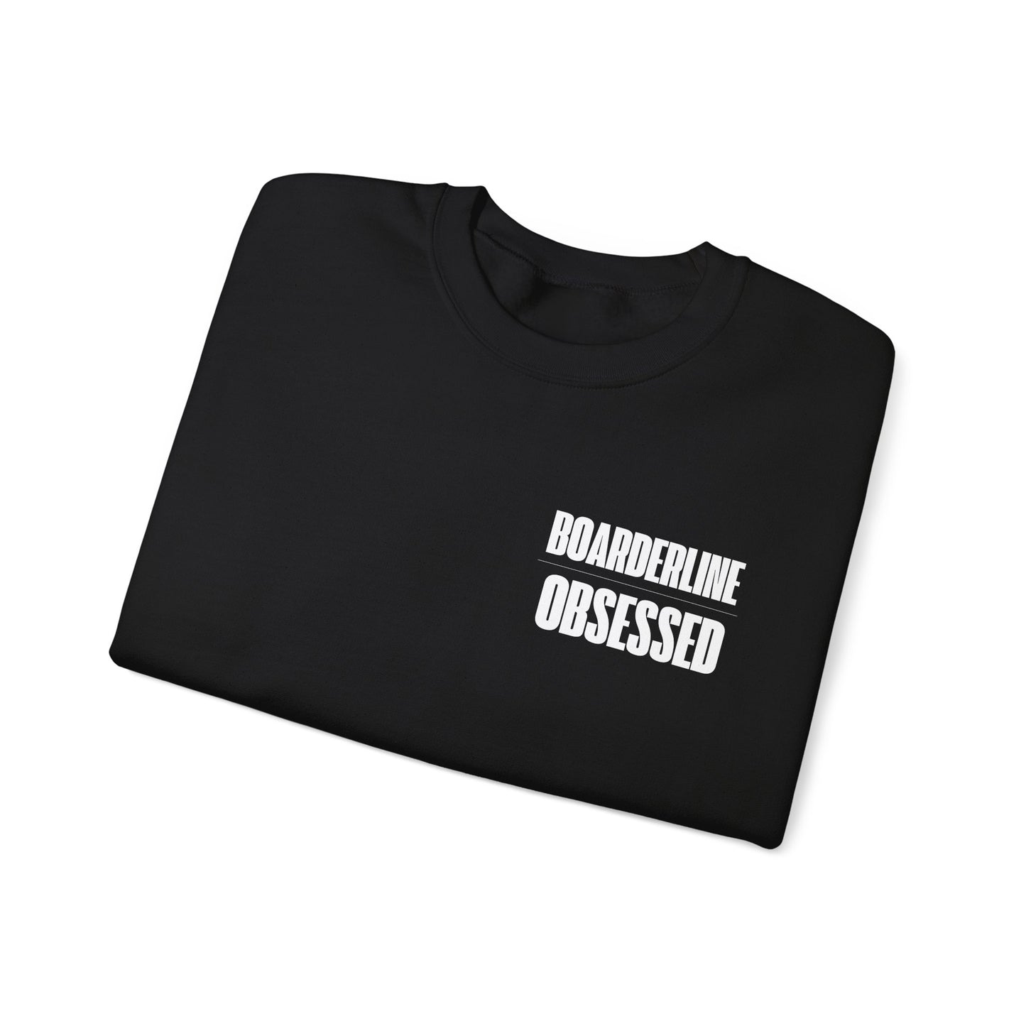 Boarderline Obsessed Graphic Snowboard Sweatshirt