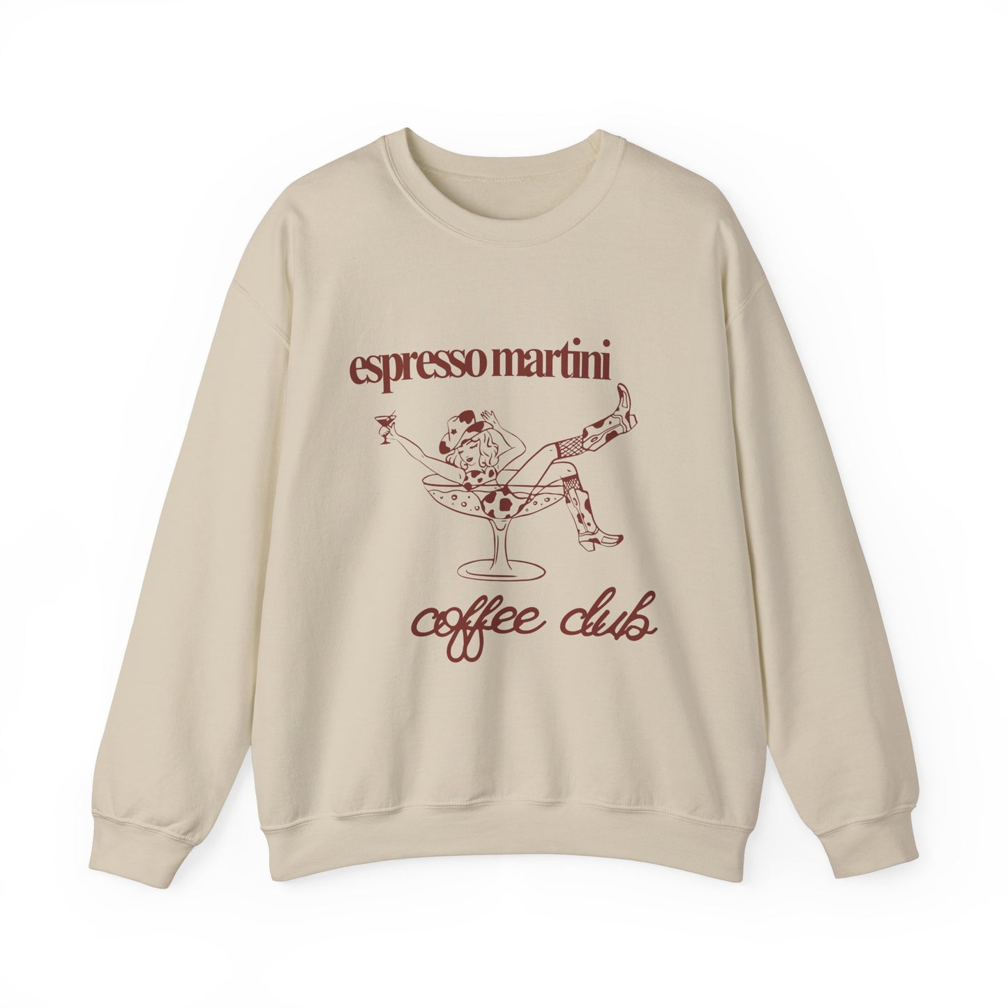 Espresso Martini Coffee Club Graphic Sweatshirt