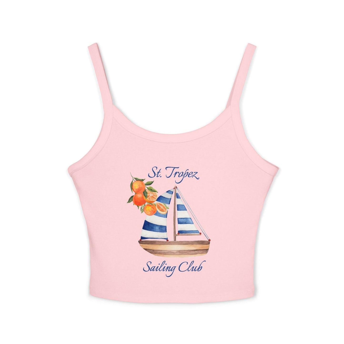 St. Tropez France Spaghetti Strap Tank Top