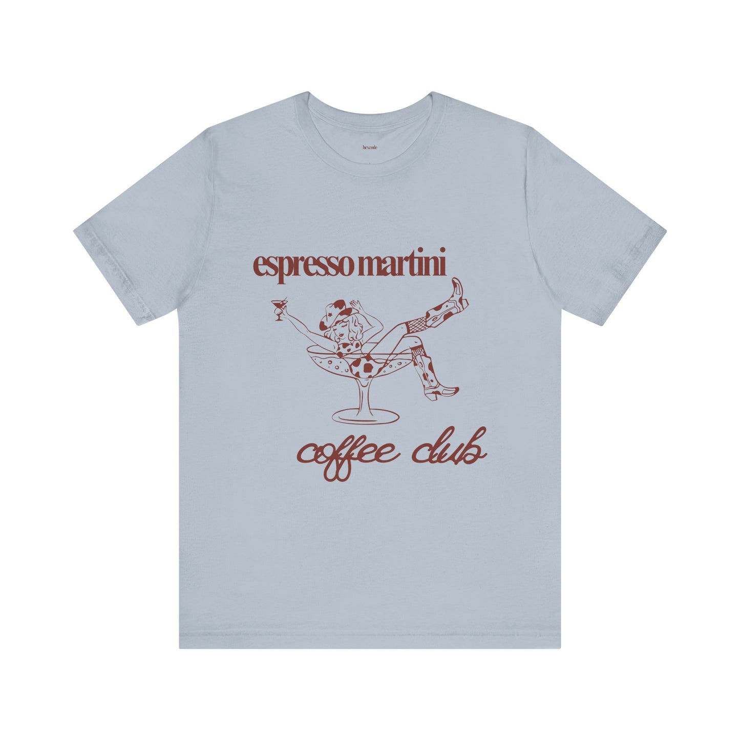 Espresso Martini Coffee Club Graphic Streetwear T-Shirt