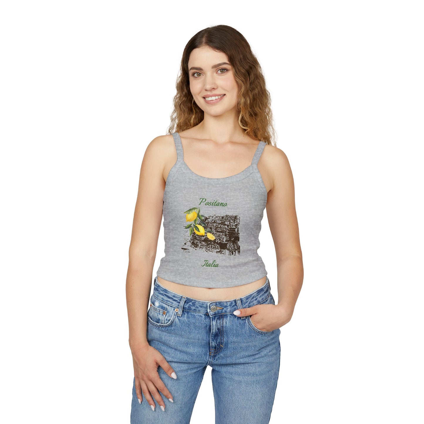 Positano Italy Spaghetti Strap Tank Top