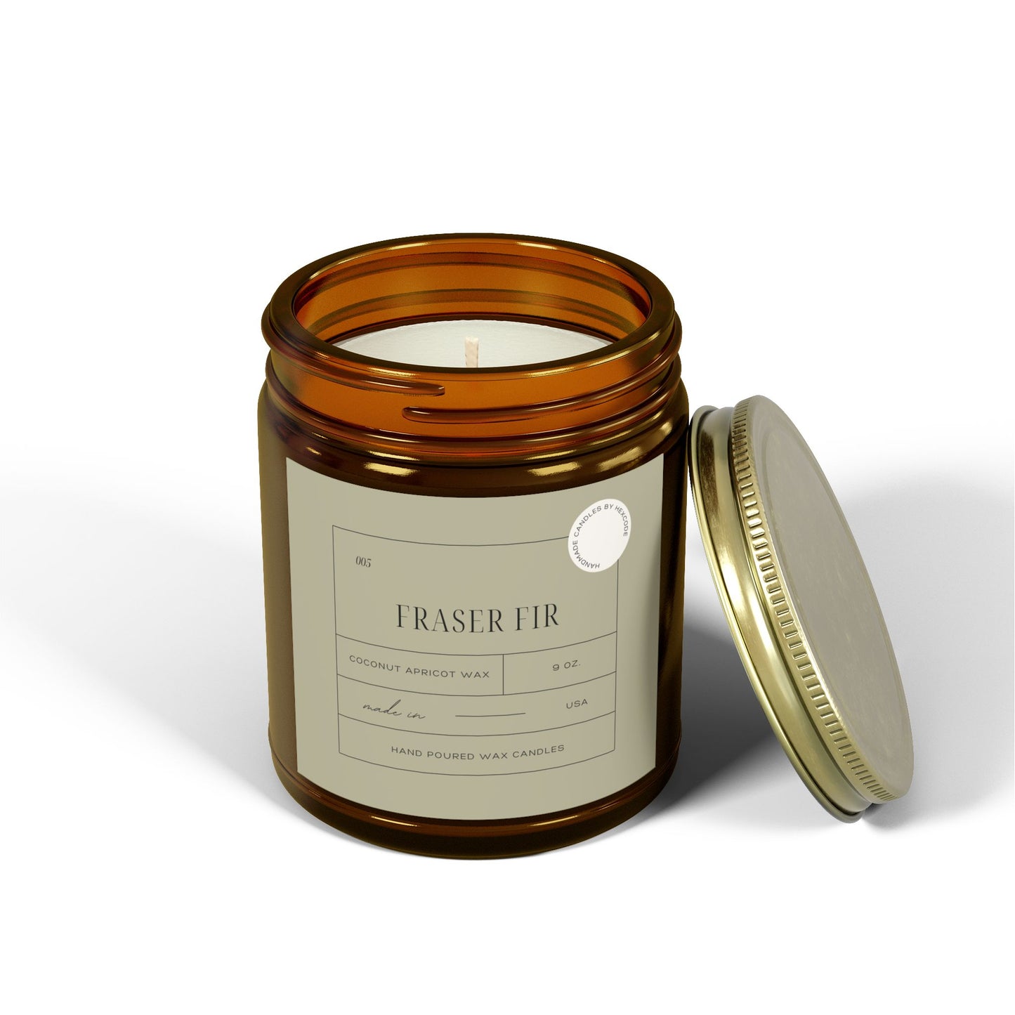 Fraser Fir - Coconut Apricot Scented Candle