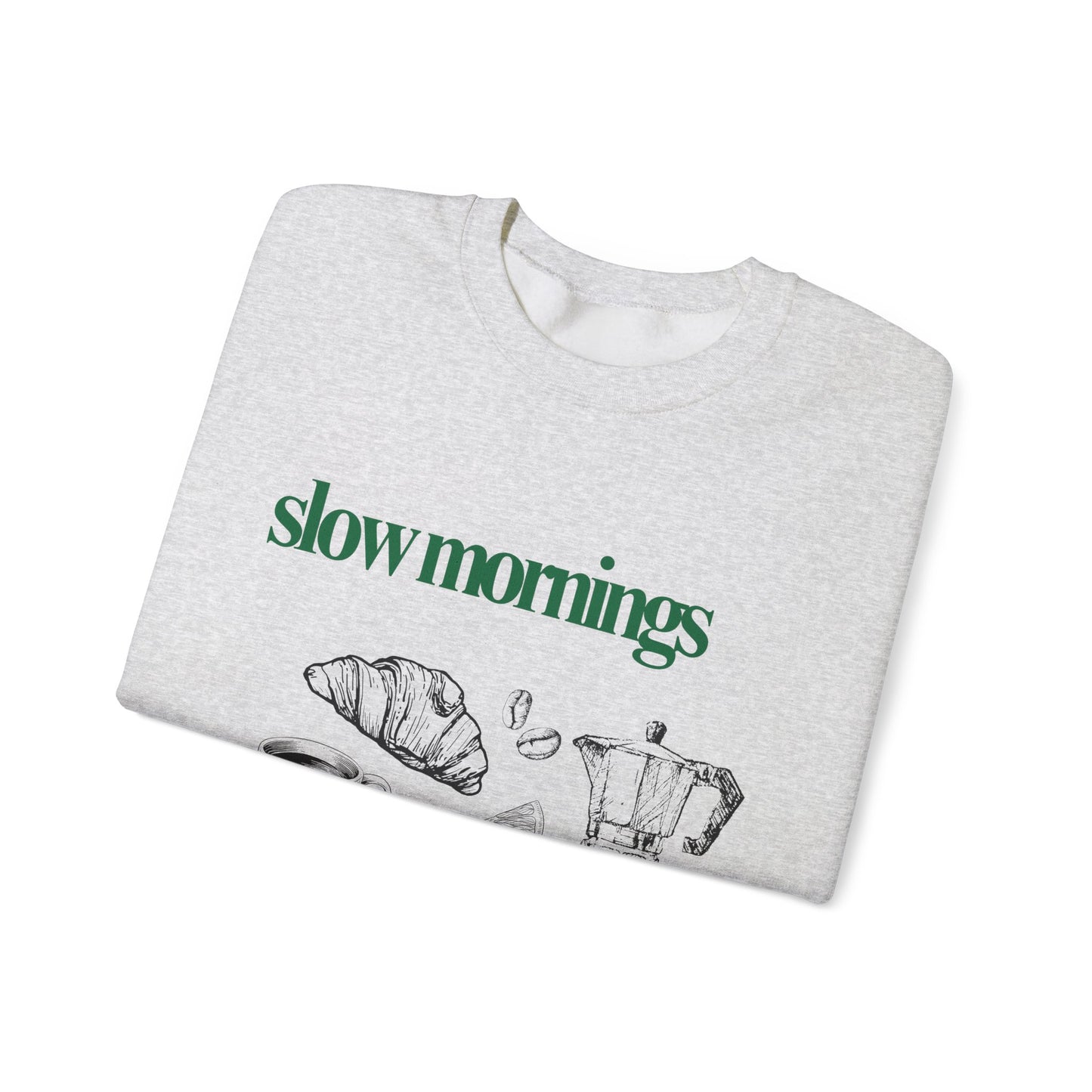 Slow Mornings Breakfast Club Coffee Graphic Sweatshirt